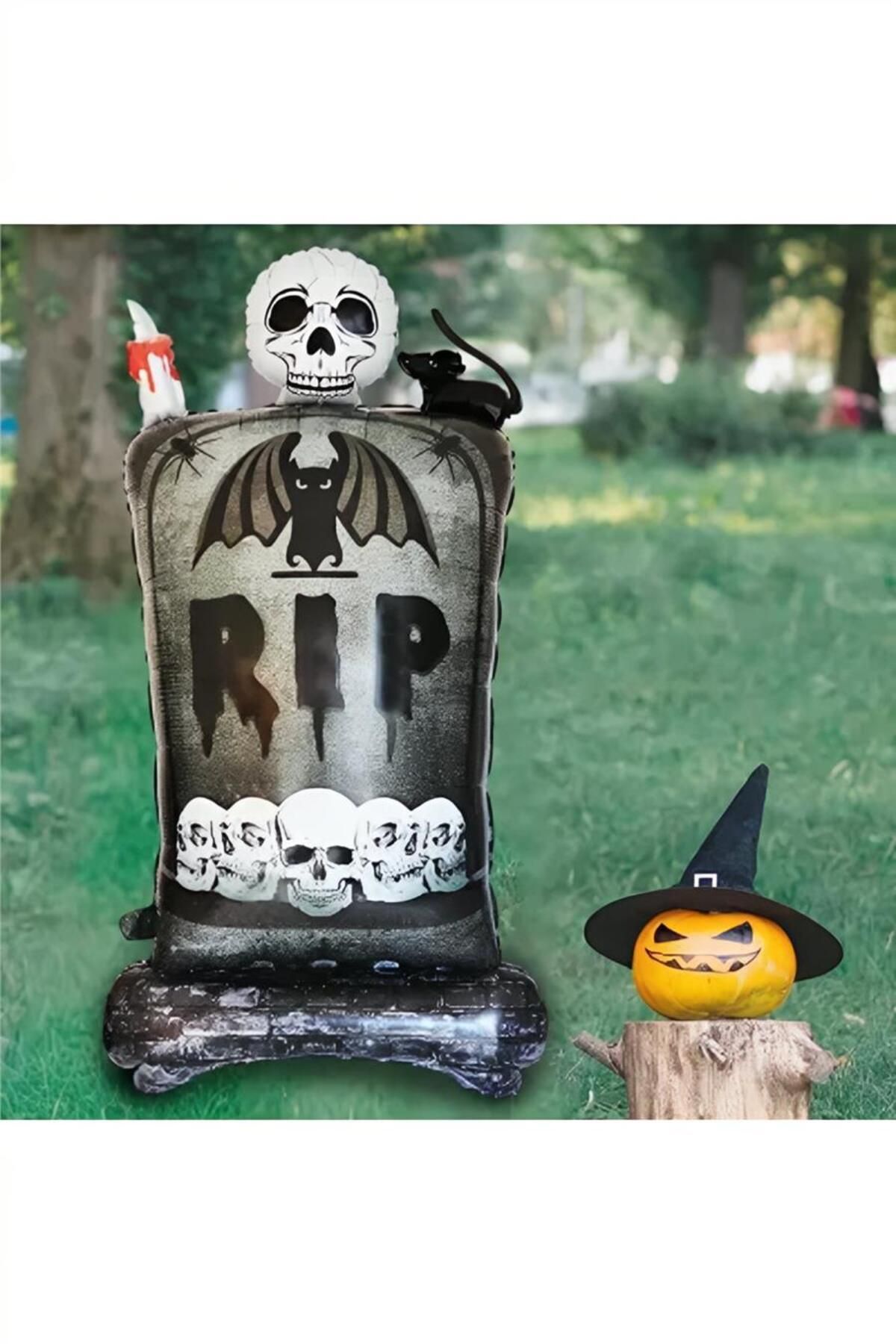 playzone Halloween Folyo Balon -Mezar Taşı-