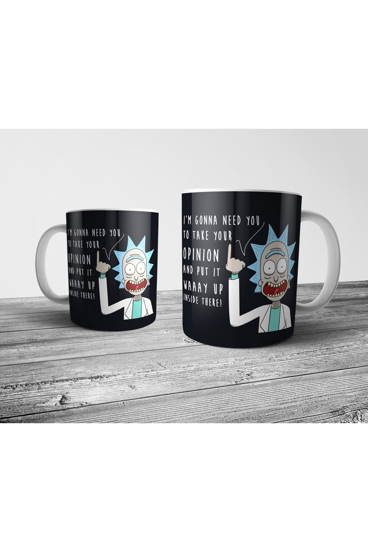 Pixxa Rick and Morty Kupa Bardak Model 32