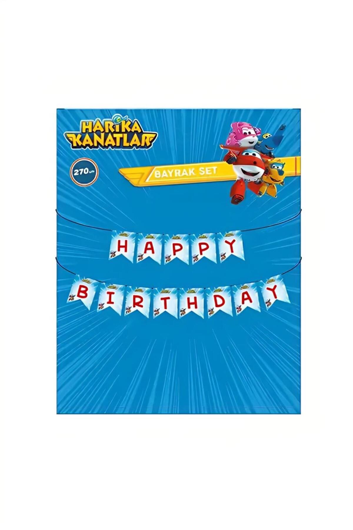 playzone Harika Kanatlar Happy Birthday Harf Afiş