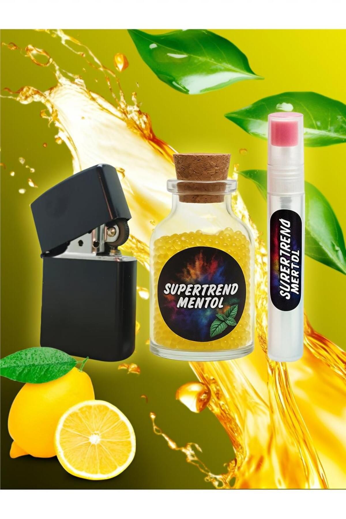 supertrend Mentol Topu İri Taneli Ekstra Limon 1000Lik Paket Oda Kokusu