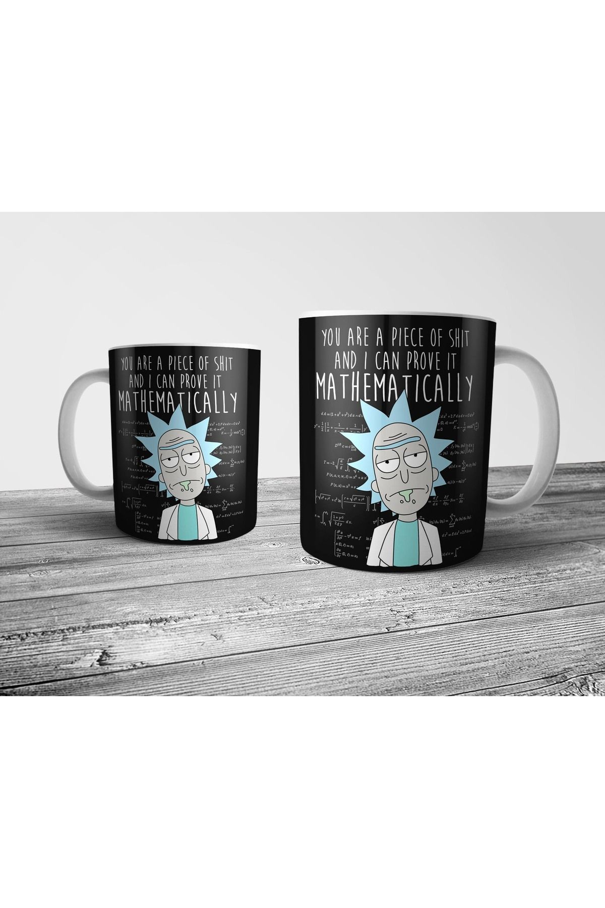 Pixxa Rick and Morty Kupa Bardak Model 23