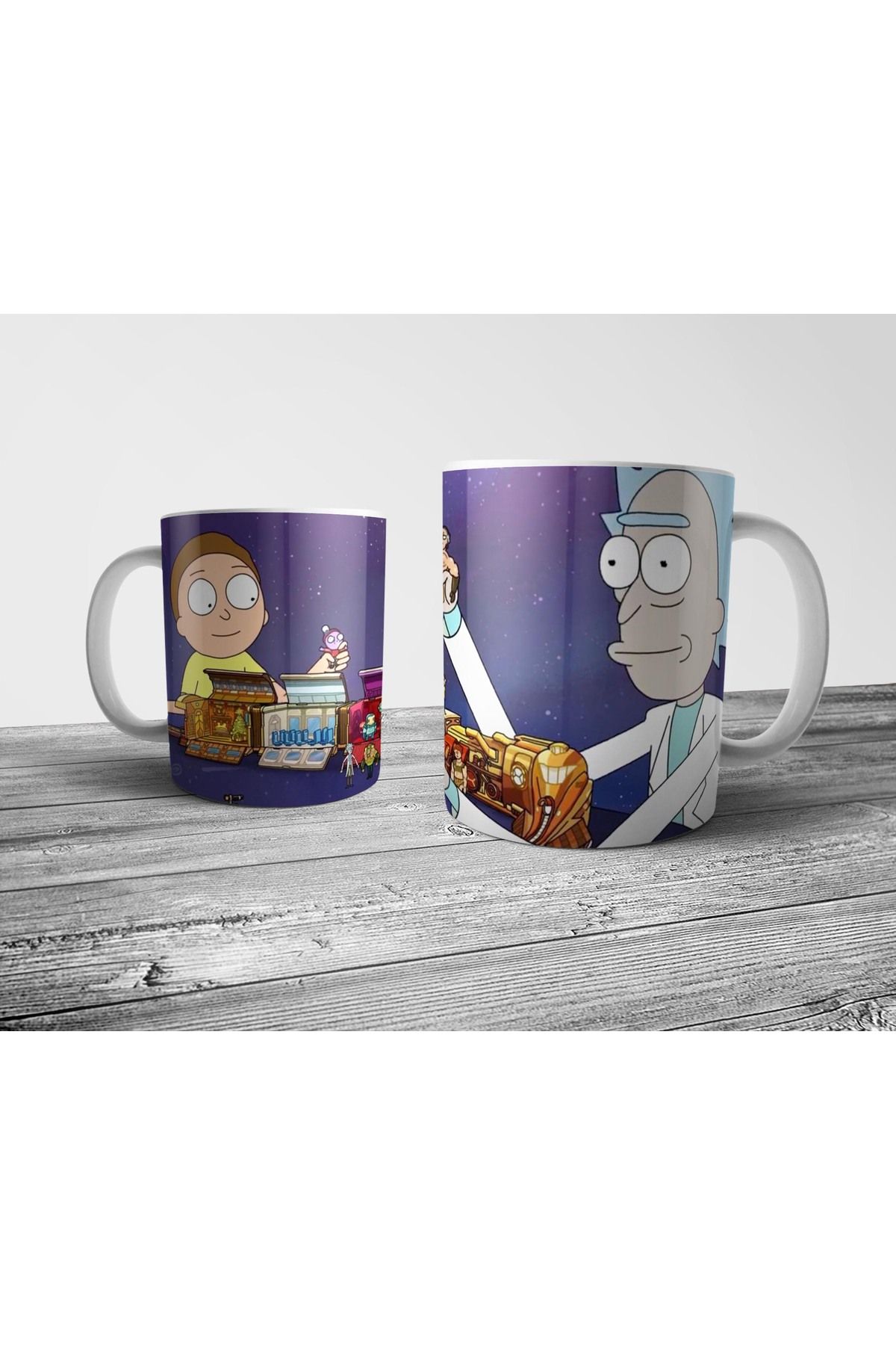 Pixxa Rick and Morty Kupa Bardak Model 33