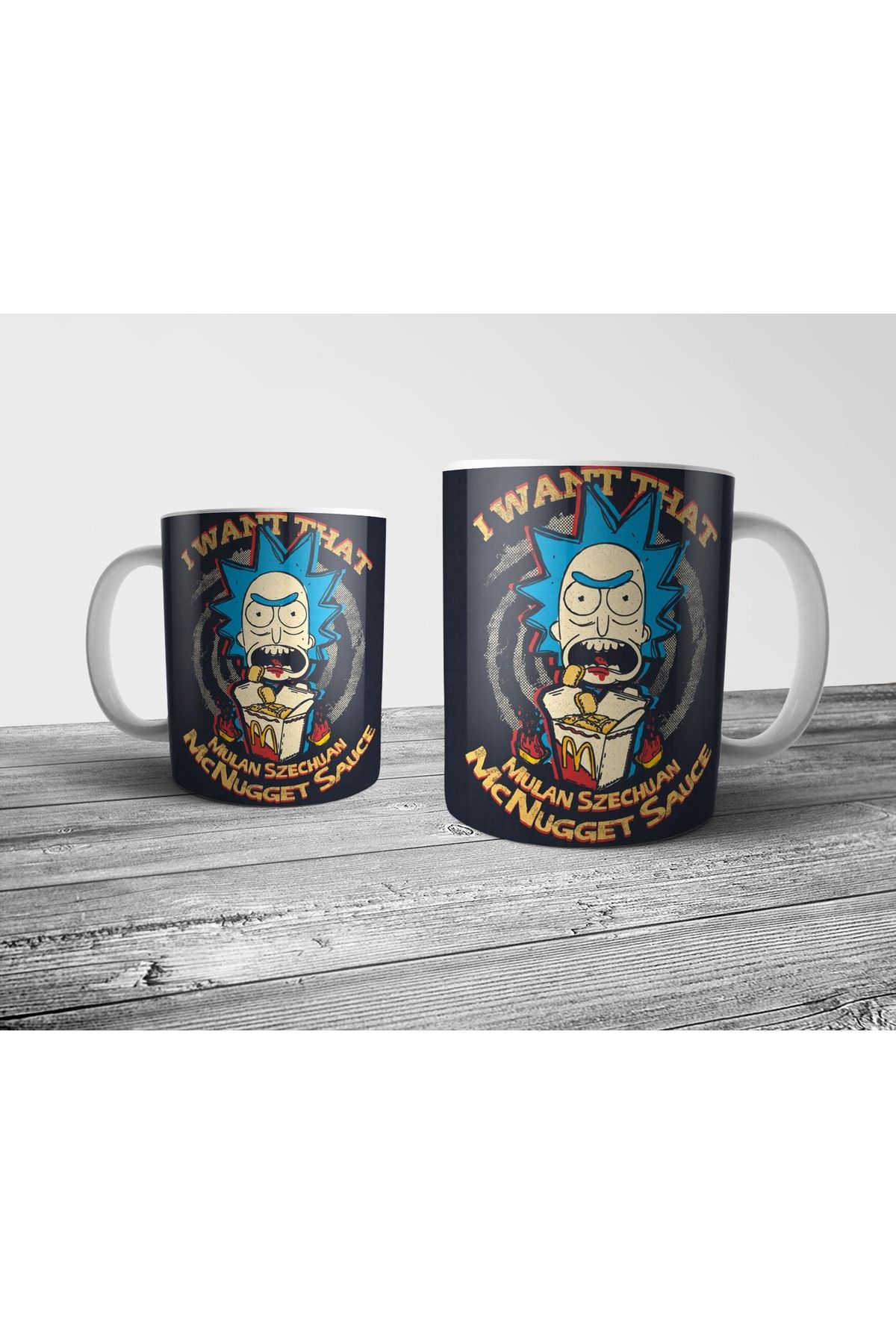 Pixxa Rick and Morty Kupa Bardak Model 11