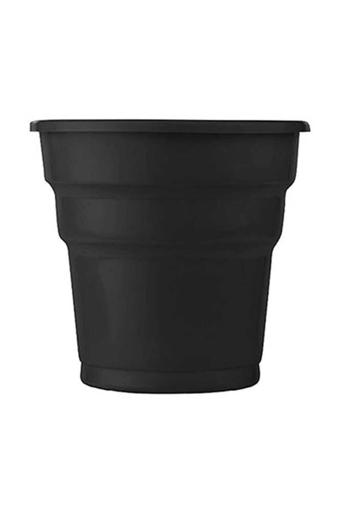 supertrend Süpertrend Roll-up Plastik Meşrubat Bardağı Siyah 180cc-7oz 25li
