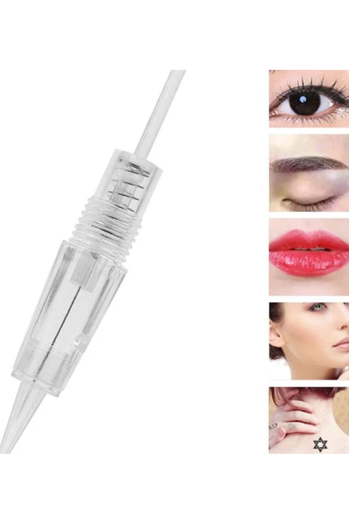 Star and Power 10'lu Profesyonel 1P Kartuş İğne – 0.25mm | PMU & Micro Dövme İçin