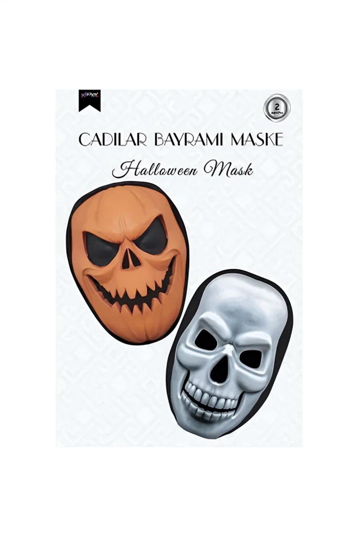 alsepeteavm Halloween Maske Seti 2'li -No:1