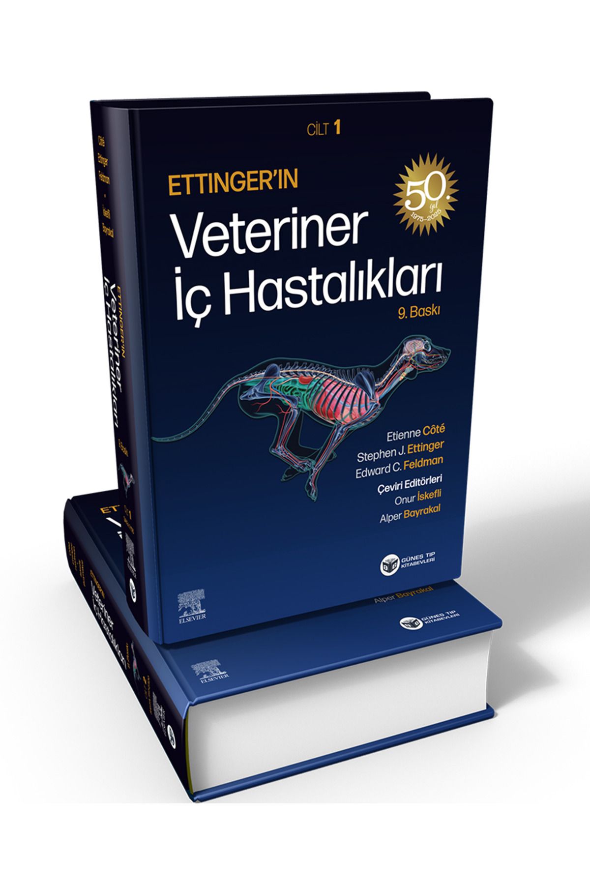 Güneş Tıp Kitabevleri Ettinger'in Veteriner İç Hastalıkları 2 Cilt (50. Yıl Özel Baskısı)