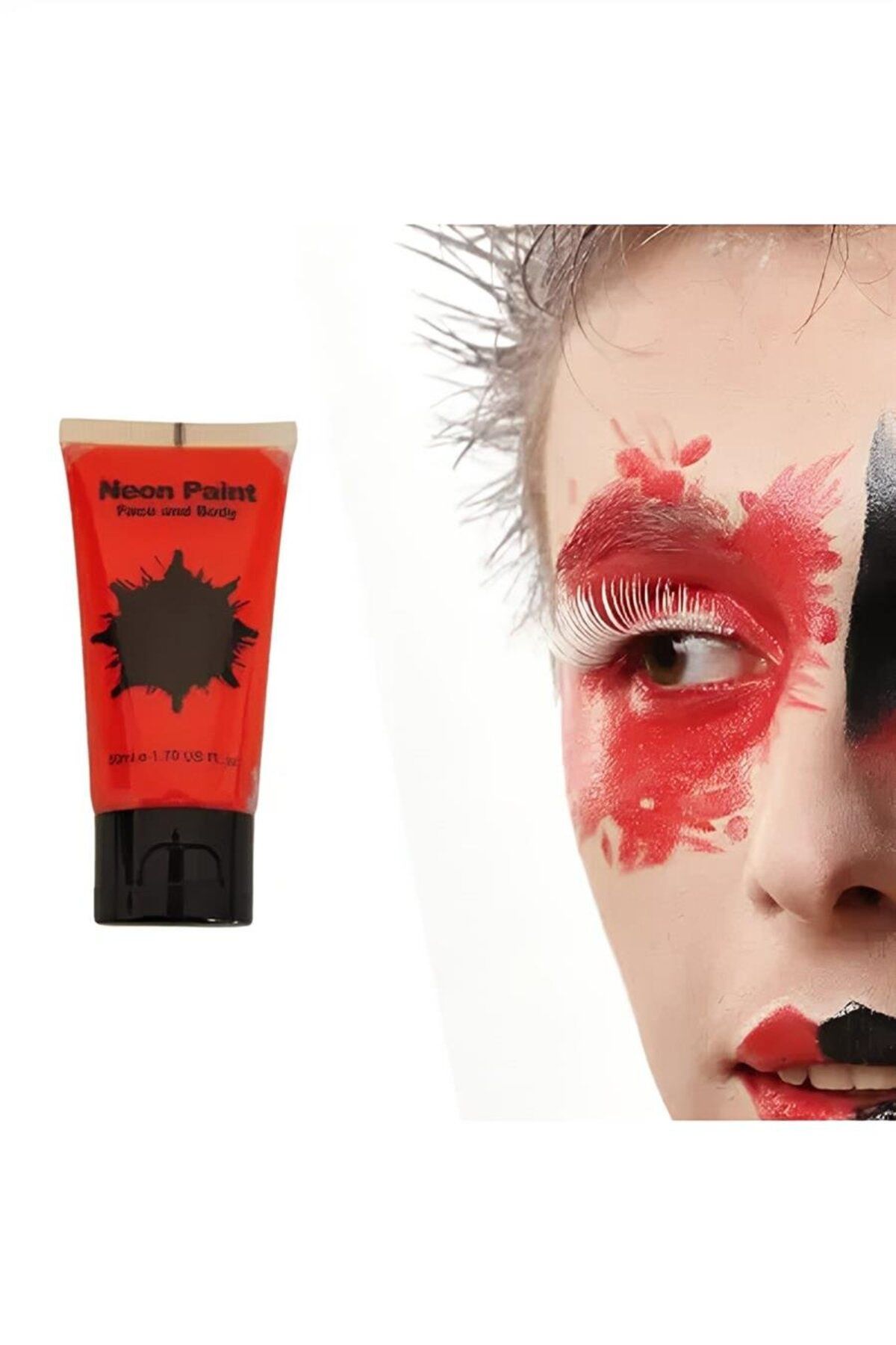 alsepeteavm Halloween Kırmızı Yüz Boyası