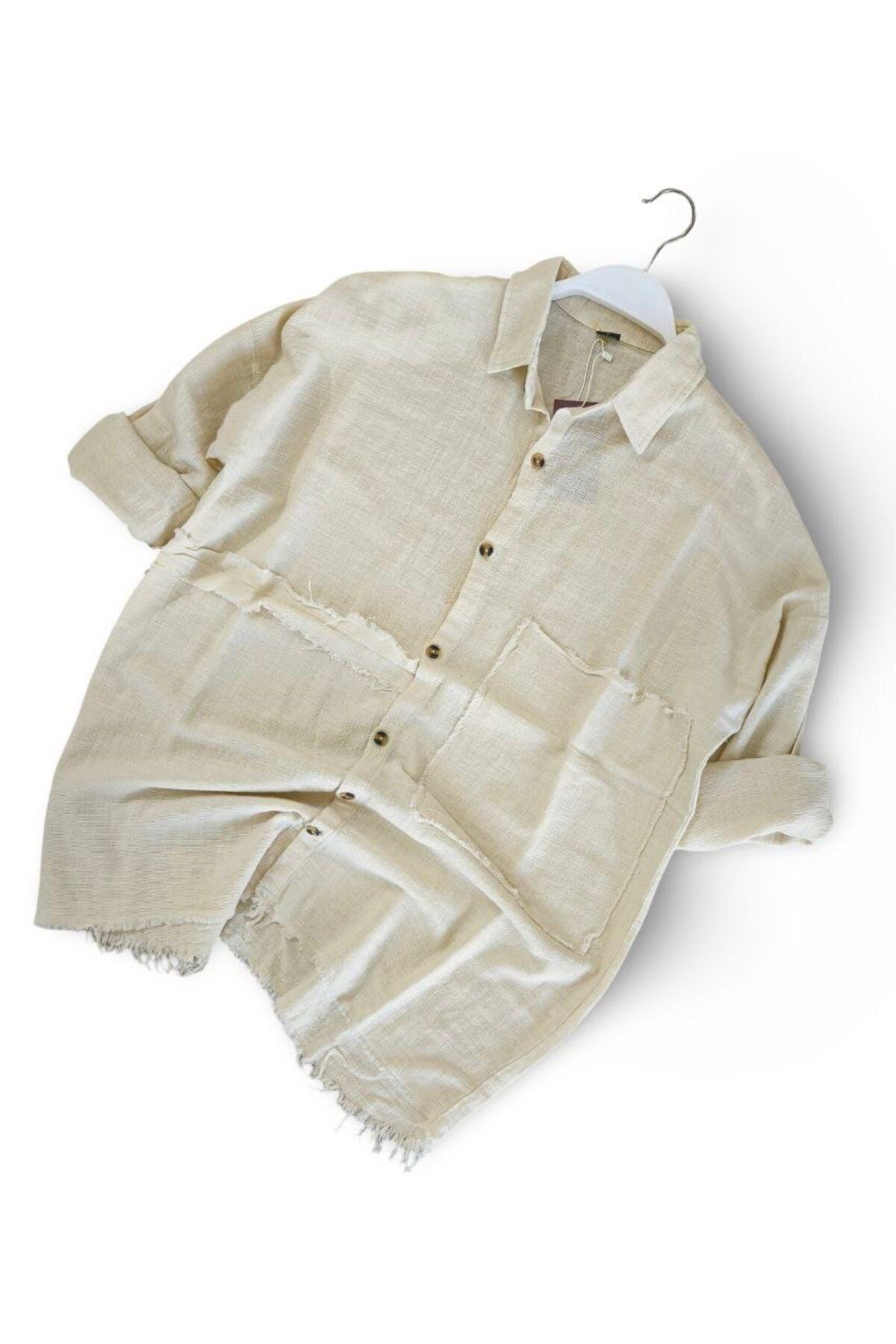 Butik Masculine Linen Oversize Urban Gömlek