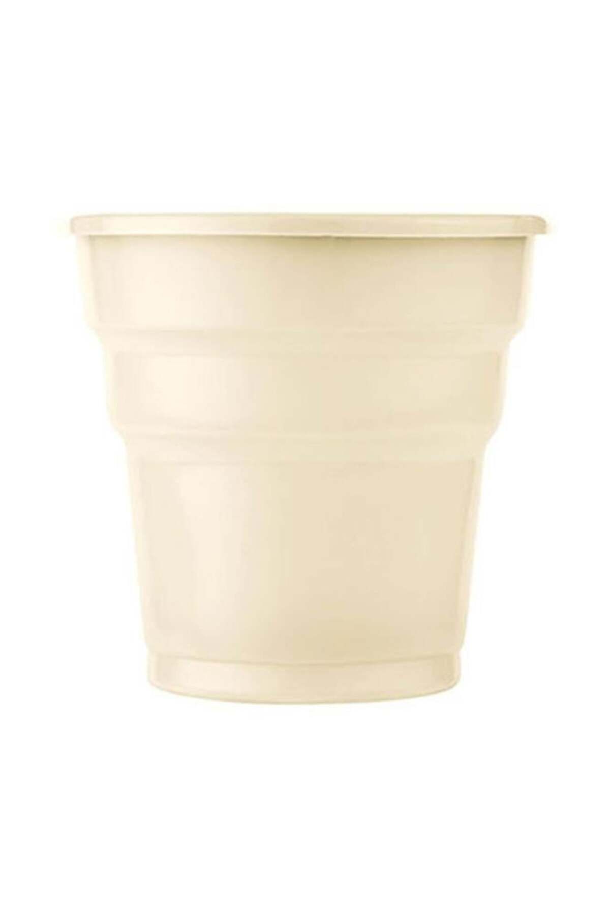 supertrend Süpertrend Roll-up Plastik Meşrubat Bardağı Krem 180cc-7oz 25li