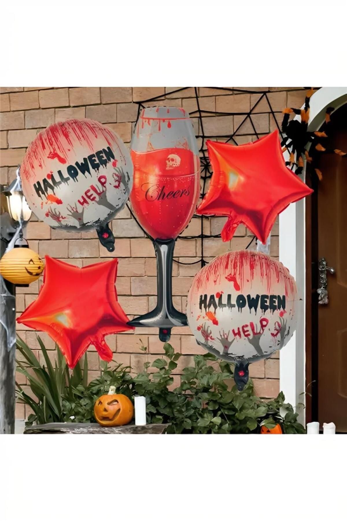playzone Halloween Folyo Balon Seti - Korkunç Kadeh