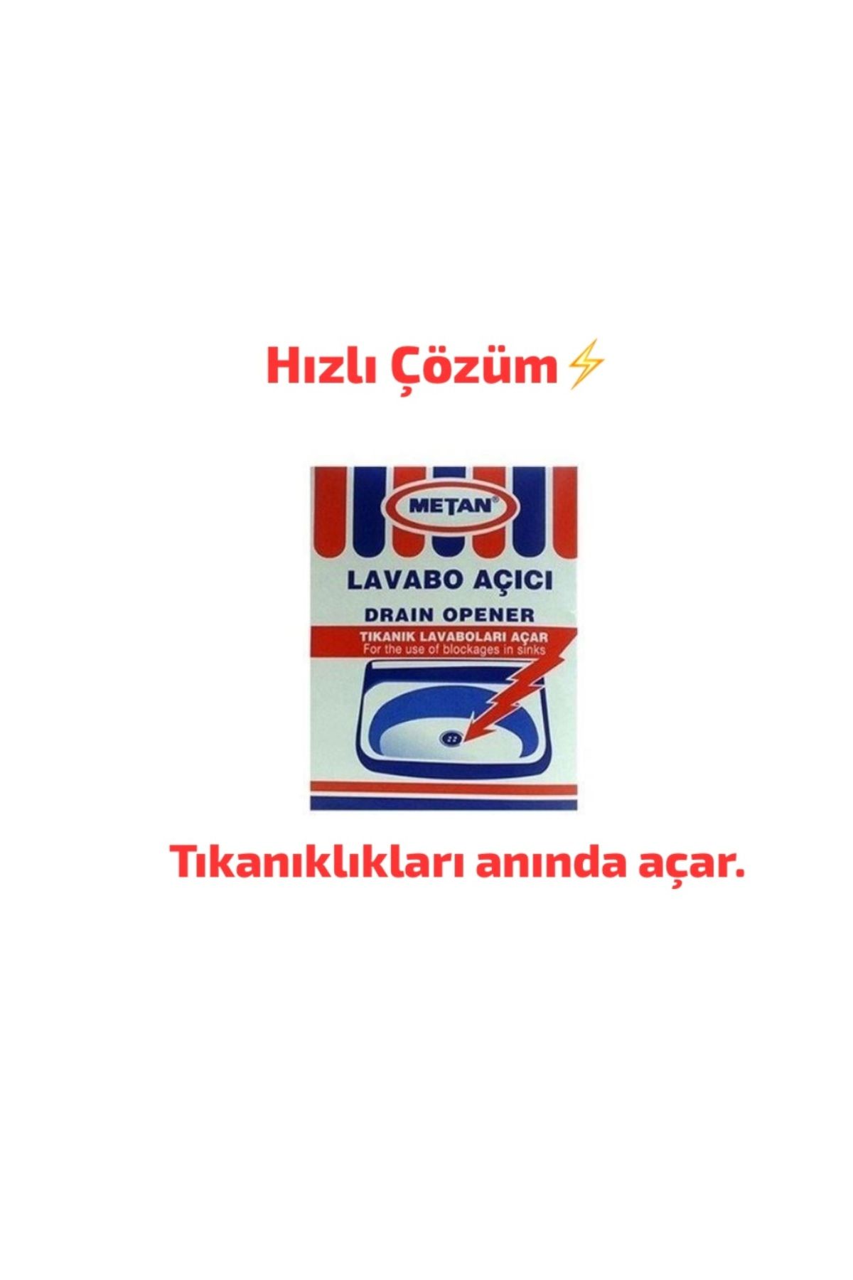 CKMAĞAZA Metan Lavabo Açıcı 40 gram