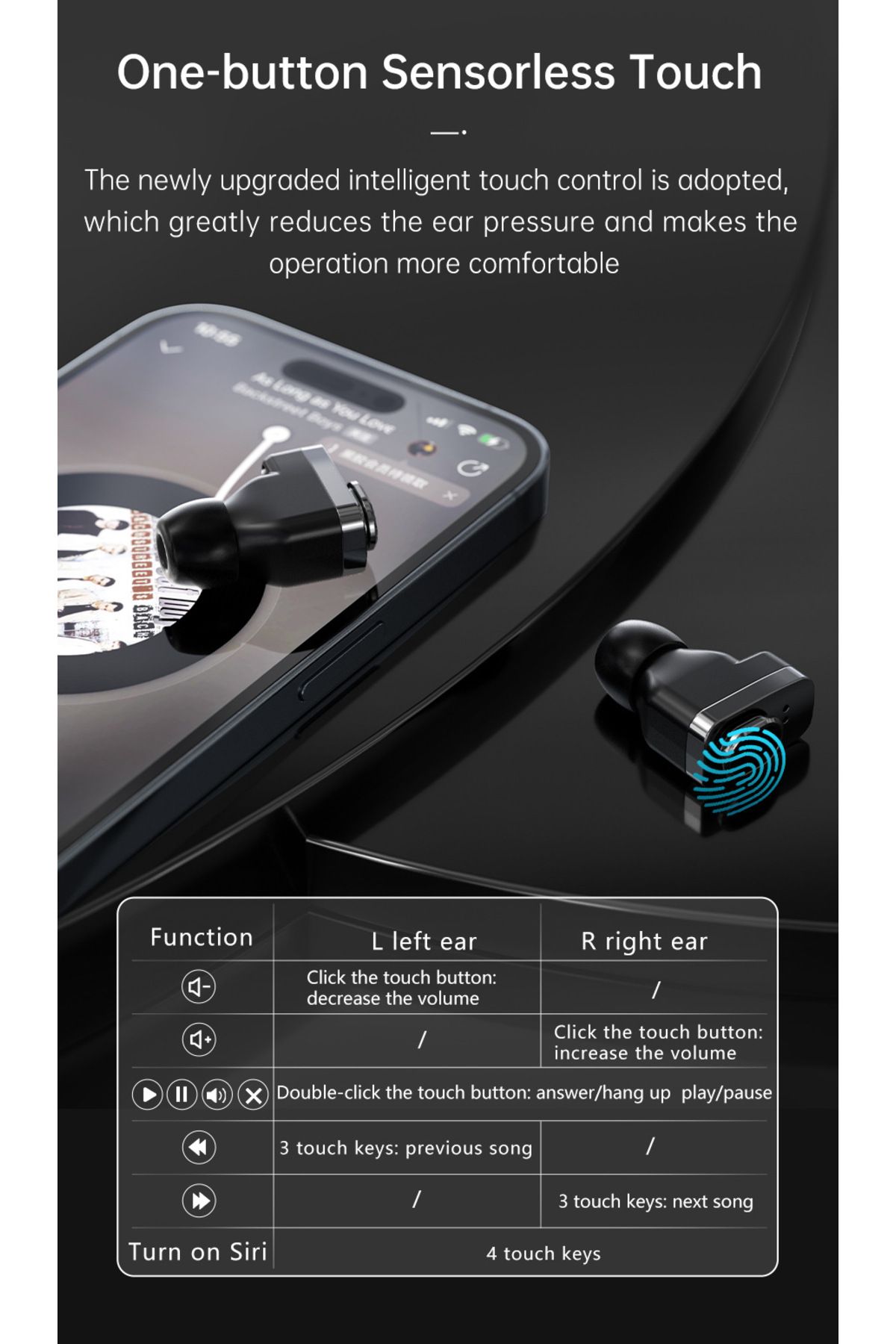 zeevos-n22 smartwatch with built-in Bluetooth headphones, NFC, Bluetooth call, 6