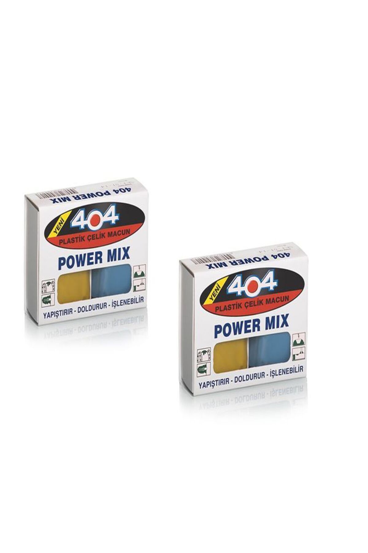 404 POWER MİX 40 GR. ÇOK GÜÇLÜ MACUN YAPIŞTIRICI 2 ADET