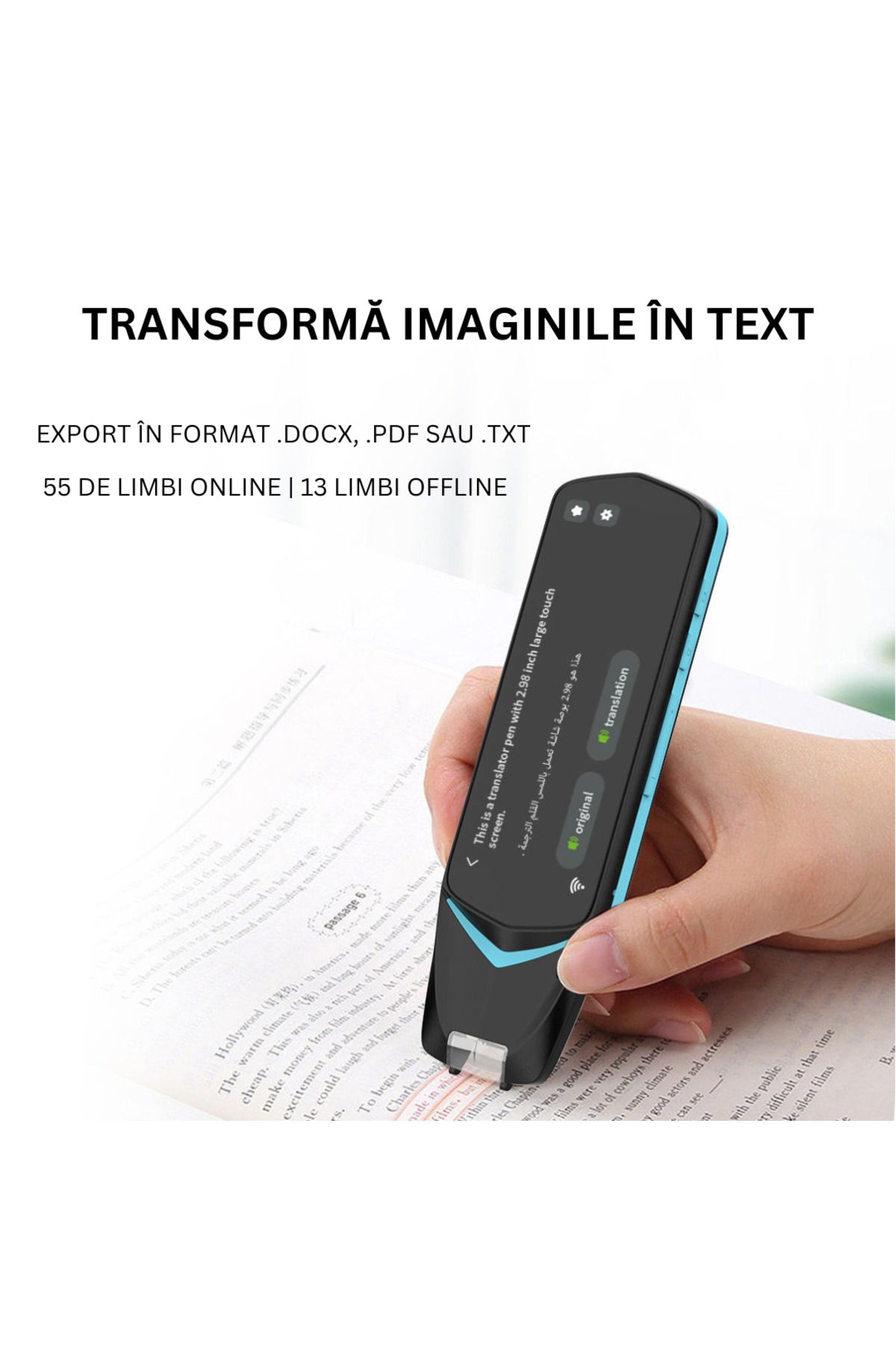 clickzu-Smart translator for voice, text and image translation, online and offline, 112 languages, OCR scanning 4