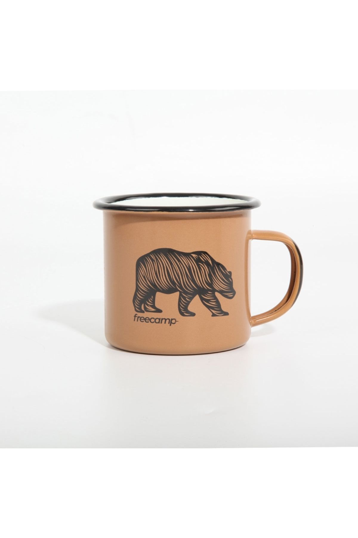 Freecamp Campers Emaye Kupa Mug 350 ML Koyu Bej