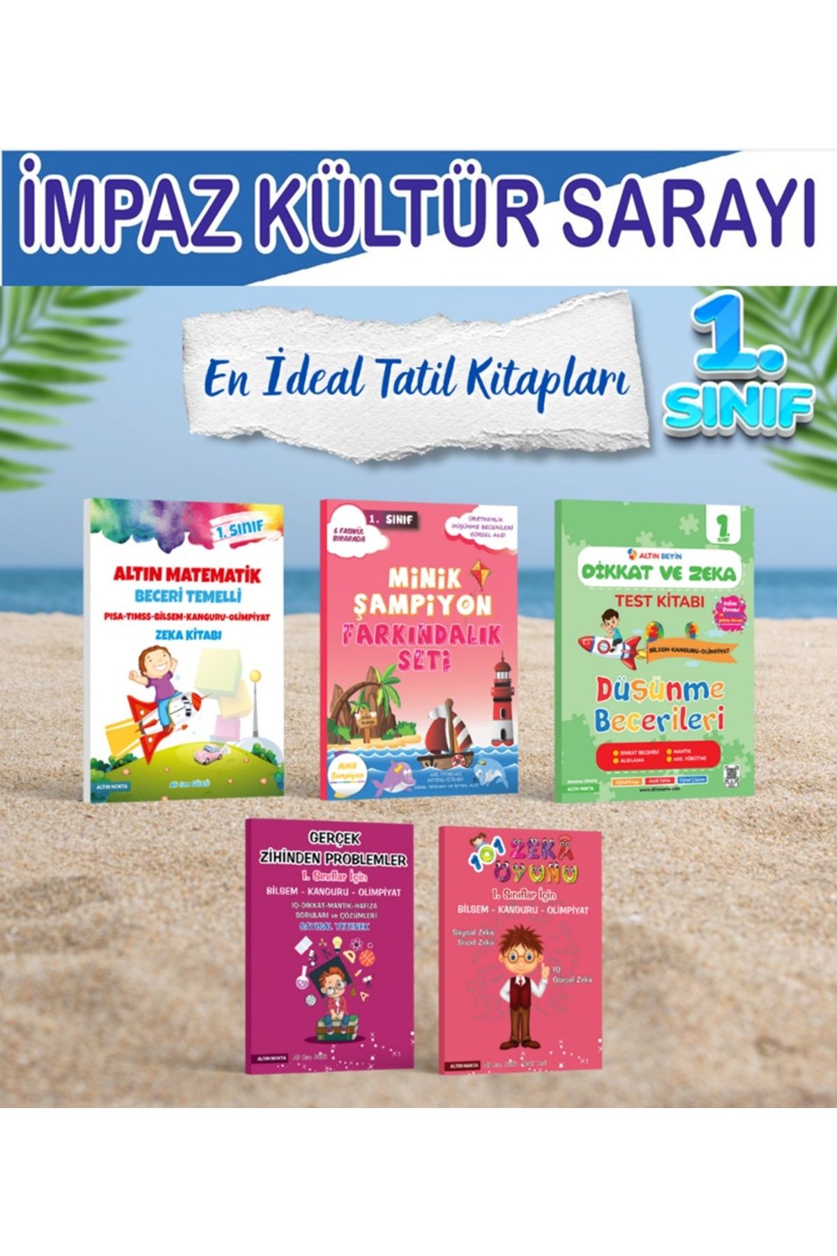Altın Nokta Yayınevi 1.SINIF YAZ TATİLİ ZEKÂ KİTAPLARI