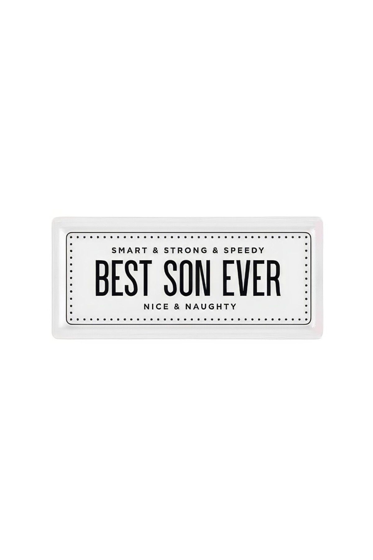 The Mia Dikdörtgen Servis Best Son Ever - 35 x 16 Cm