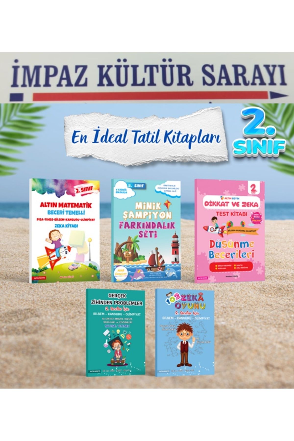 Altın Nokta Yayınevi 2.SINIF YAZ TATİLİ ZEKÂ KİTAPLARI
