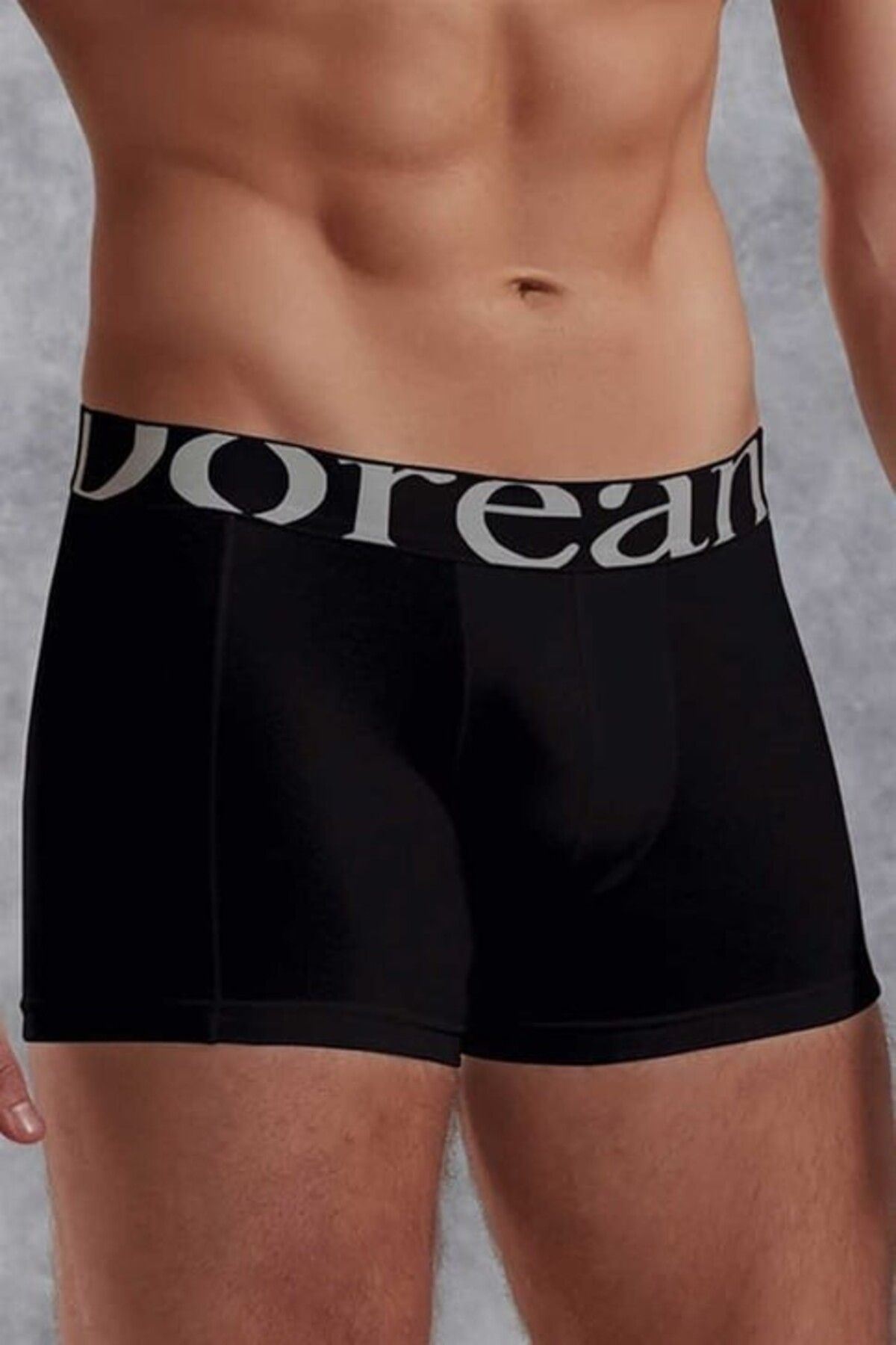 NazikEndam Dore anse Siyah Erkek Modal Torbalı Normal Paça Boxer 1777