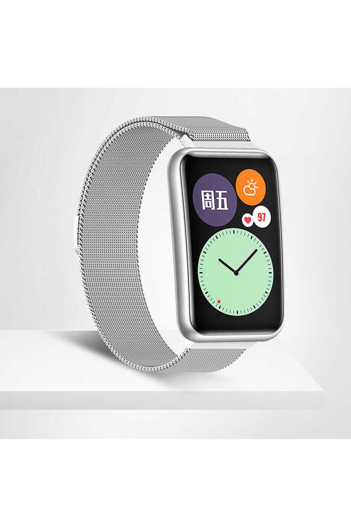 Kılıfist Huawei Watch Fit Metal Kordon Dönüştürücü KLFS- Gümüş
