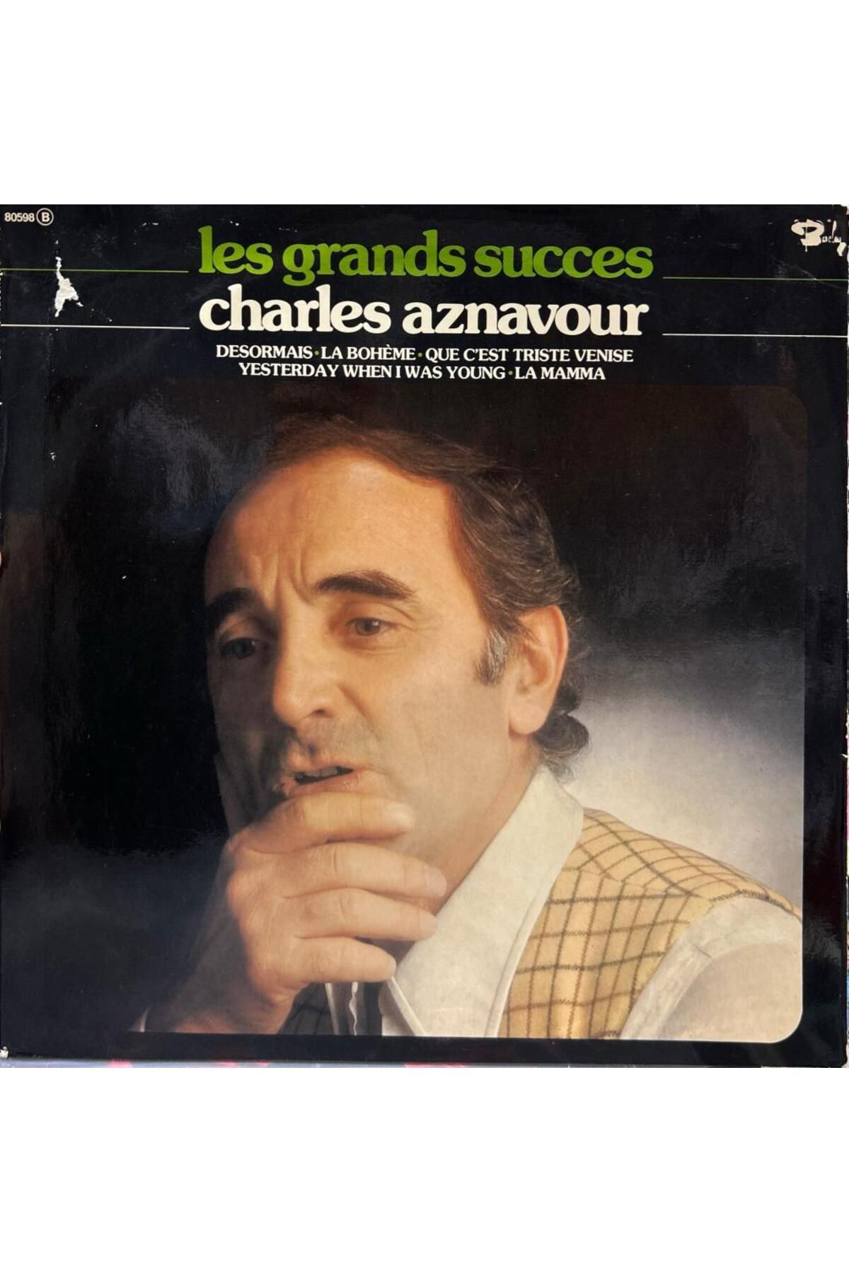 Kadıköy Plak Kulübü Charles Aznavour - Les Grands Succes Lp