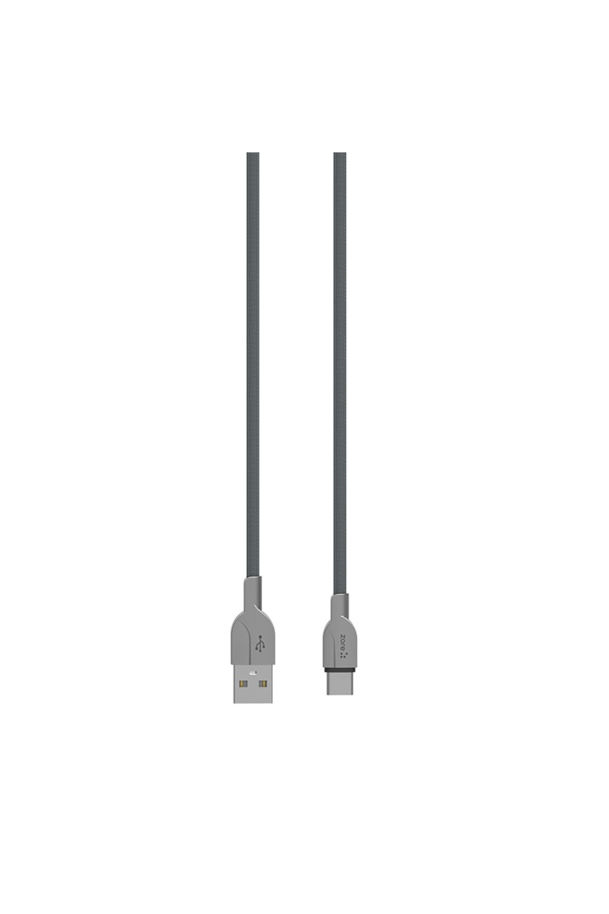 Kılıfist Gri ZR-LS411 Type-C Usb Kablo-KLFS