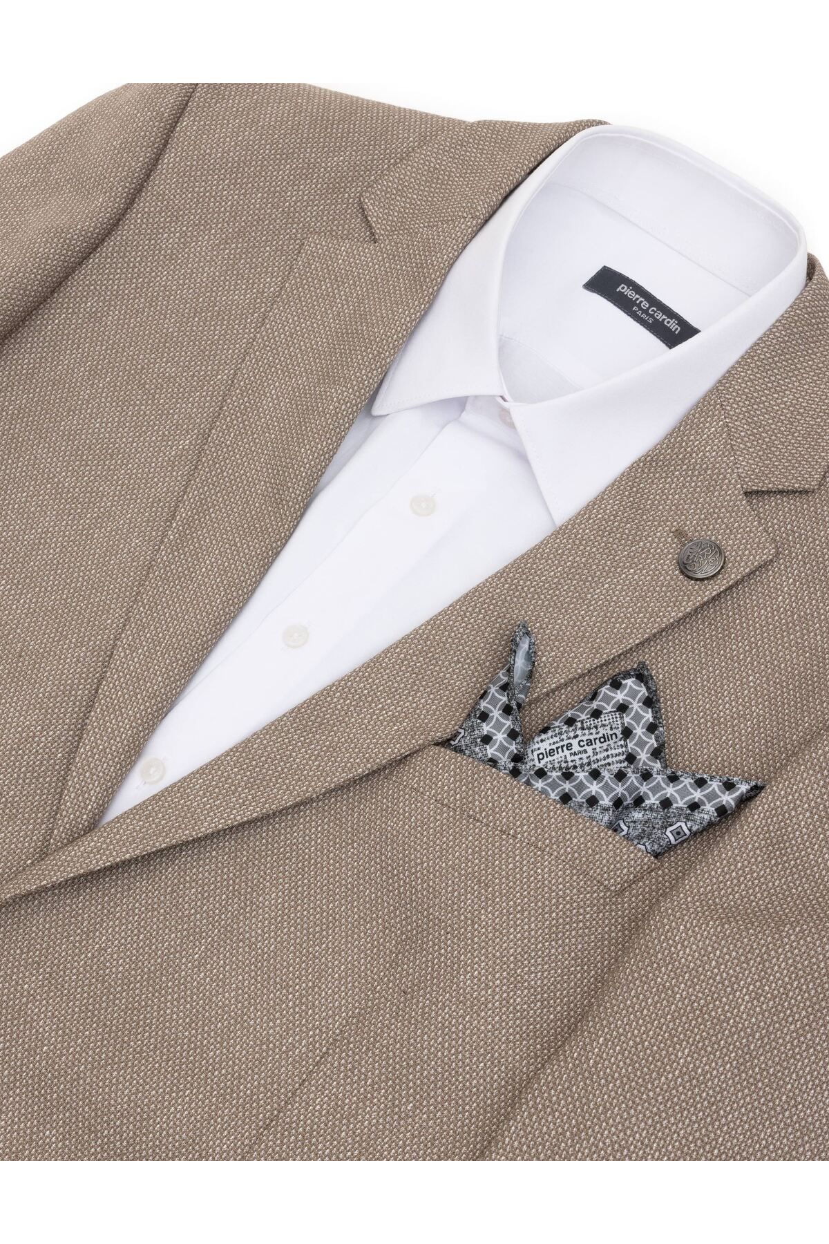 Pierre Cardin Gri Desenli Mendil 50317579-100