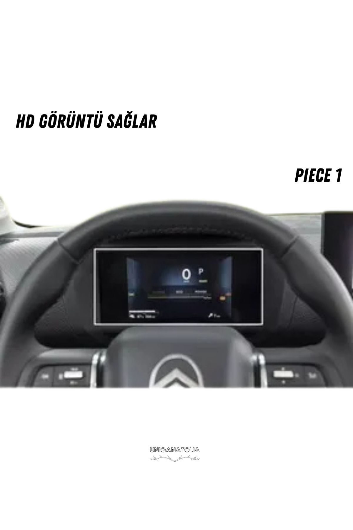 UniqAnatolia-Citroen C4 X-C4 X Max 2025 Ghost Instrument and Navigation Multimedia Compatible Set Nano Screen Protector 2