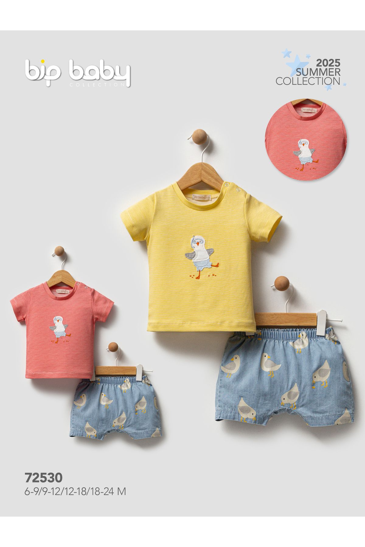 Bip Baby Kız İkili Şortlu Takım