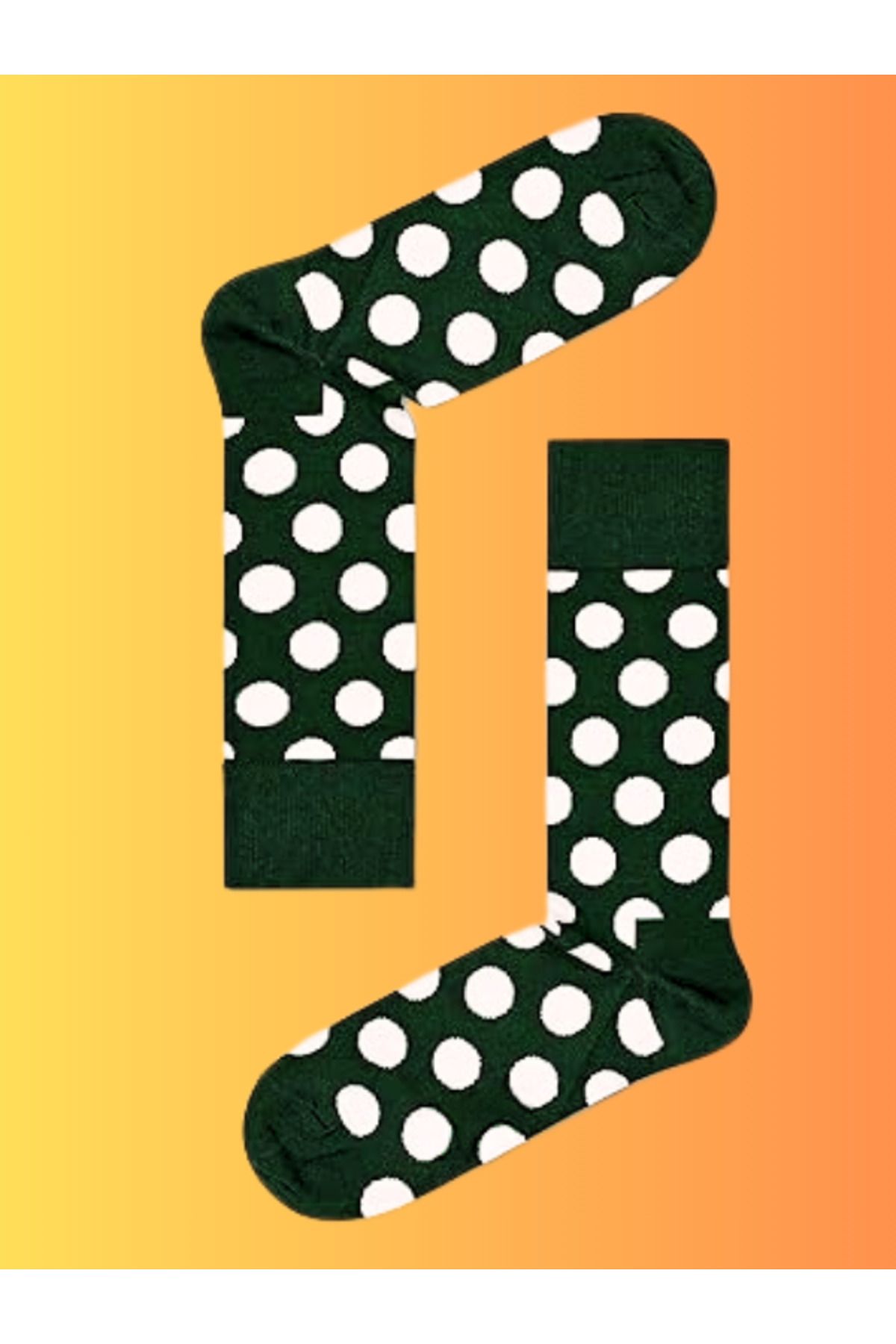 Shuttle Park Özel Seri Happy Renkli Puantiye Desenli Socks Eğlenceli Rahat Tasarım Tarz Soket Dikişsiz Çoraplar