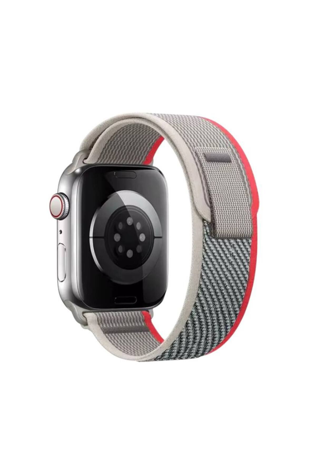 Bruntoo BR Apple Watch Series Ultra 10/9/8/7/6/5/4/SE/3/2/1 49mm-46mm-45mm-44mm-42mm Uyumlu Trail Loop kordon