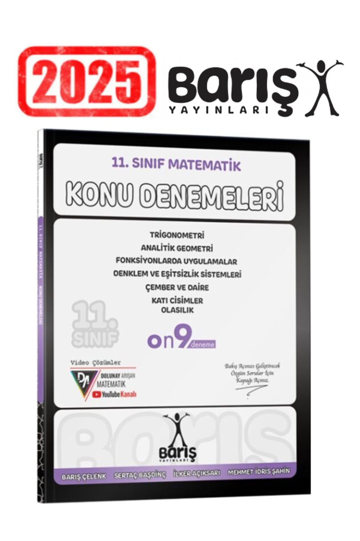 Marsis Yayınları Barış Yayınları 11. Sınıf Matematik Konu Denemeleri
