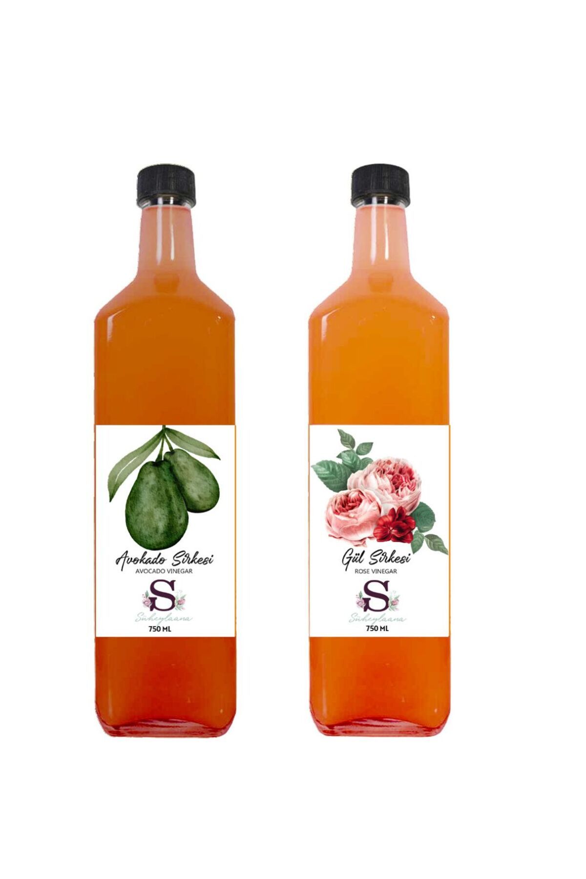 Süheylaana Doğal Avokado Sirkesi 750 Ml - Doğal Gül Sirkesi 750 Ml