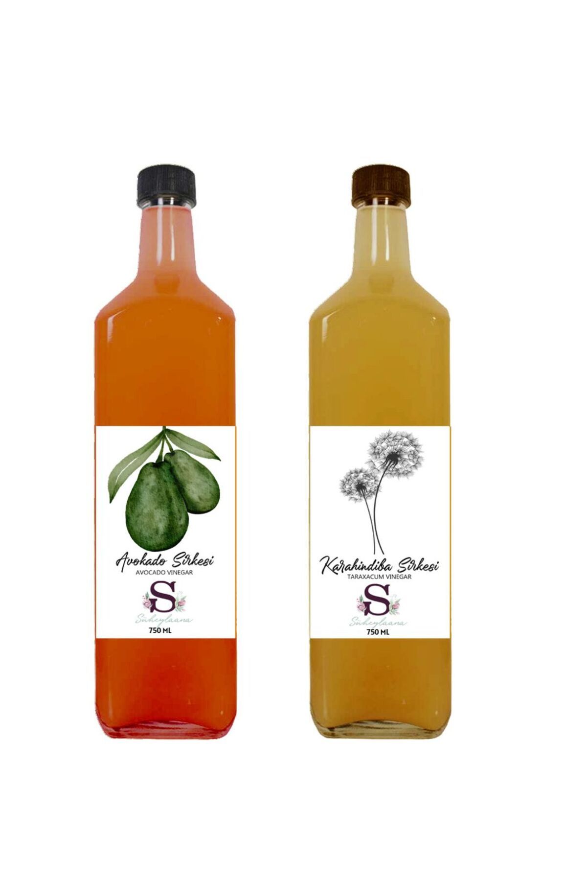 Süheylaana Doğal Avokado Sirkesi 750 Ml - Doğal Karahindiba Sirkesi 750 Ml