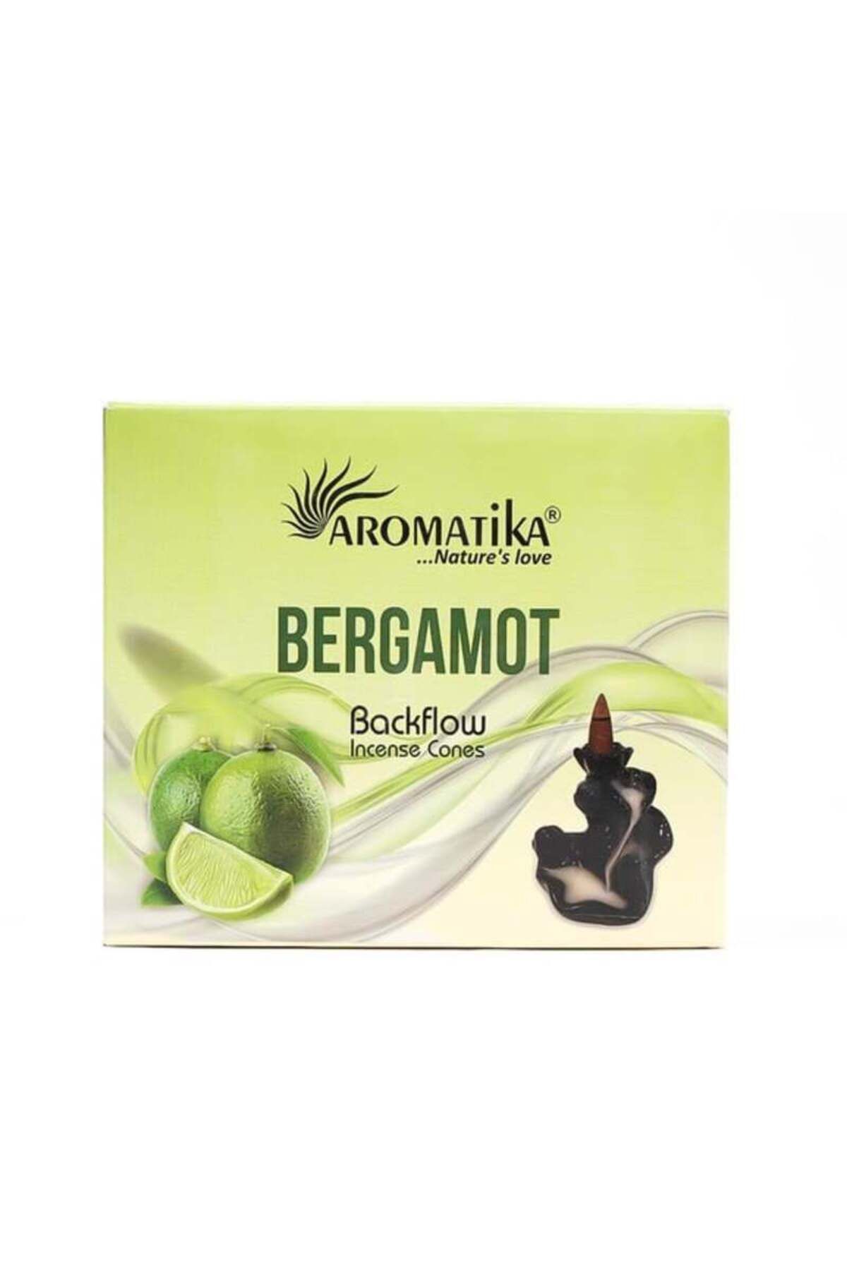 Colourful SHOP Bergamot Kokulu Geri Akış Tütsüsü konik Tütsü Bergamot Backflow Incense Cones 10 Adet