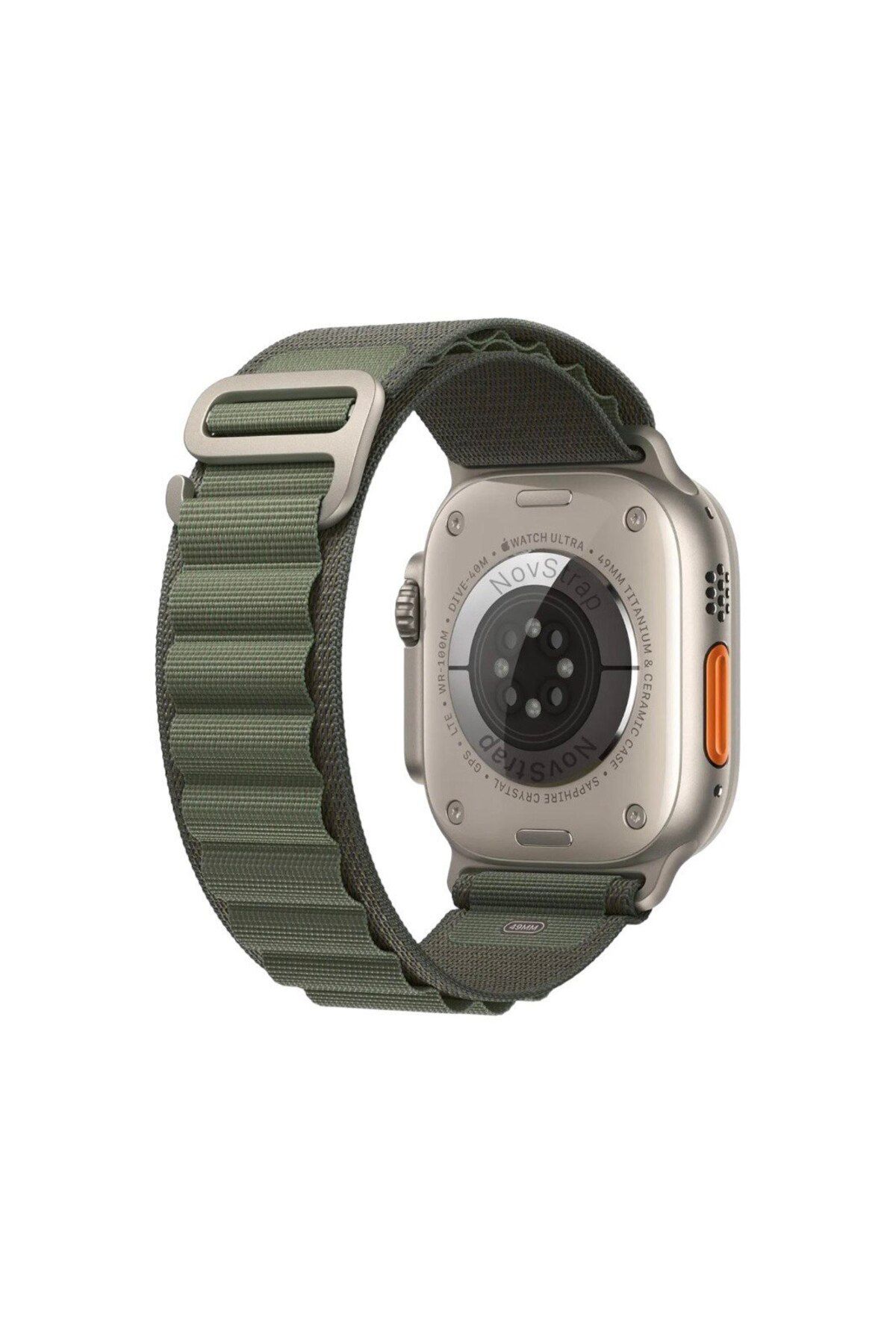 Bruntoo BR Apple Watch Series Ultra 10/9/8/7/6/5/4/SE/3/2/1 49mm-46mm-45mm-44mm-42mm Uyumlu Alpine Loop kordon
