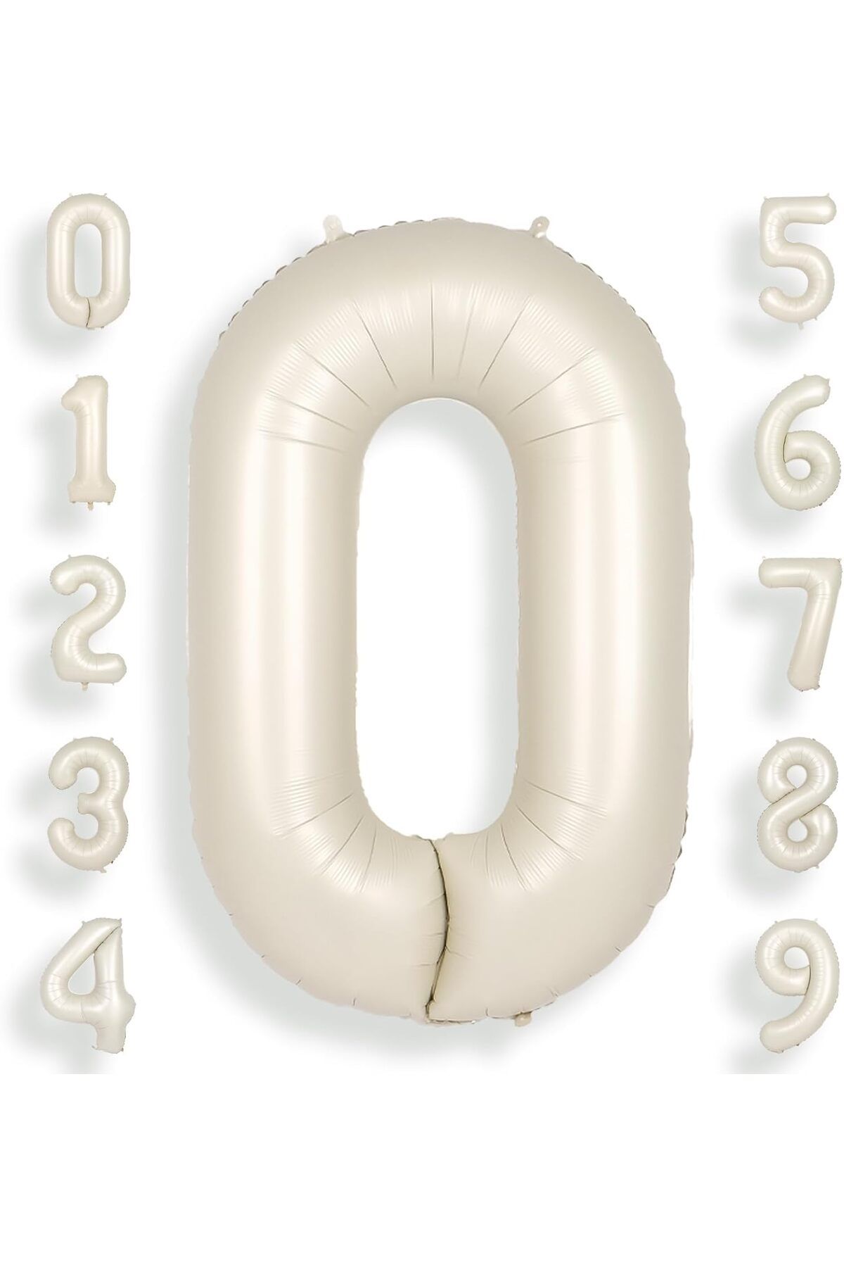 UVERTE 0 Yaş Gold Altın Folyo Balon 34 İnç 80 cm Doğum Günü ve Parti Balonu