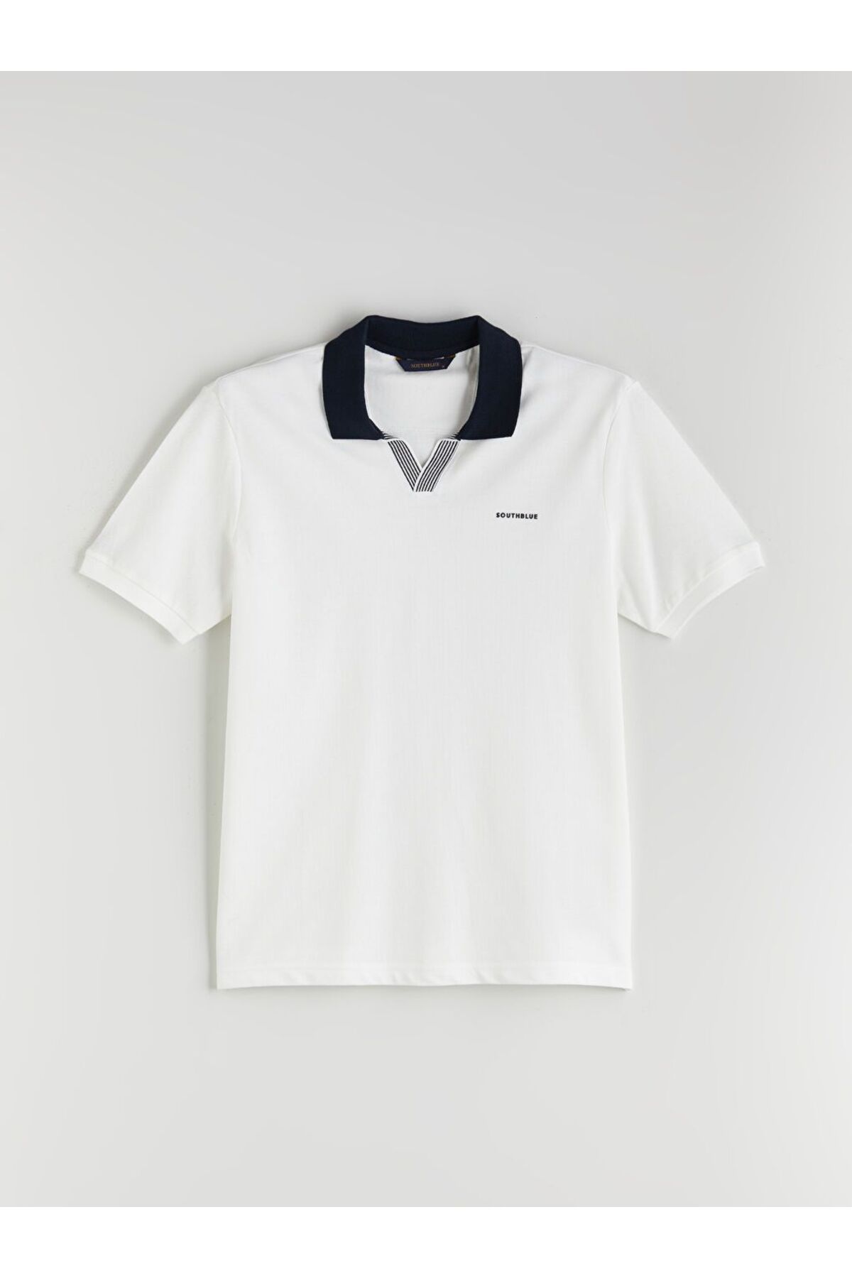 LC Waikiki SOUTHBLUE Polo Yaka Pike Erkek Tişört