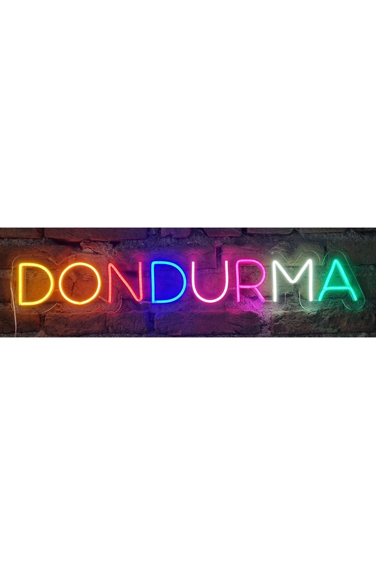 SerenityHaven dondurma neon ledli duvar aydınlatması