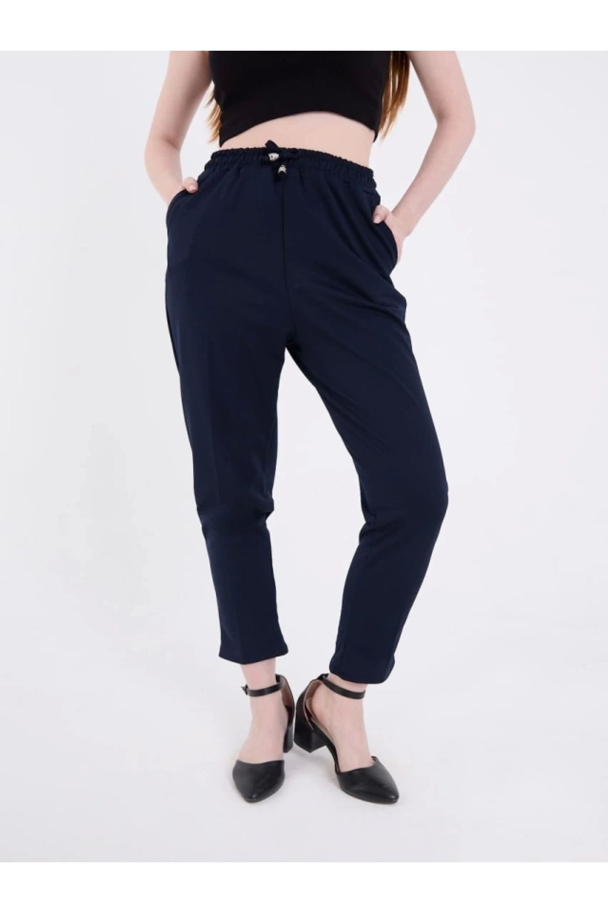 POLEXP Rahat Kesim Basic Eşofman Pantolon - Lacivert