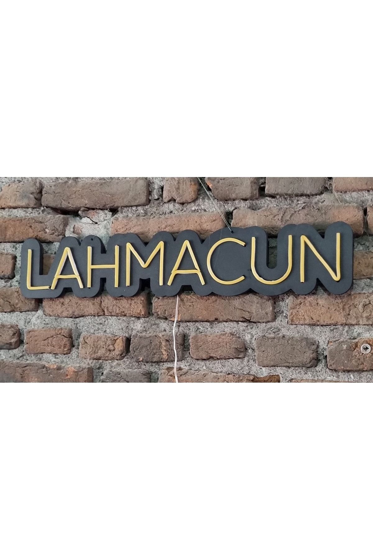 SerenityHaven Lahmacun neon ledli duvar aydınlatması