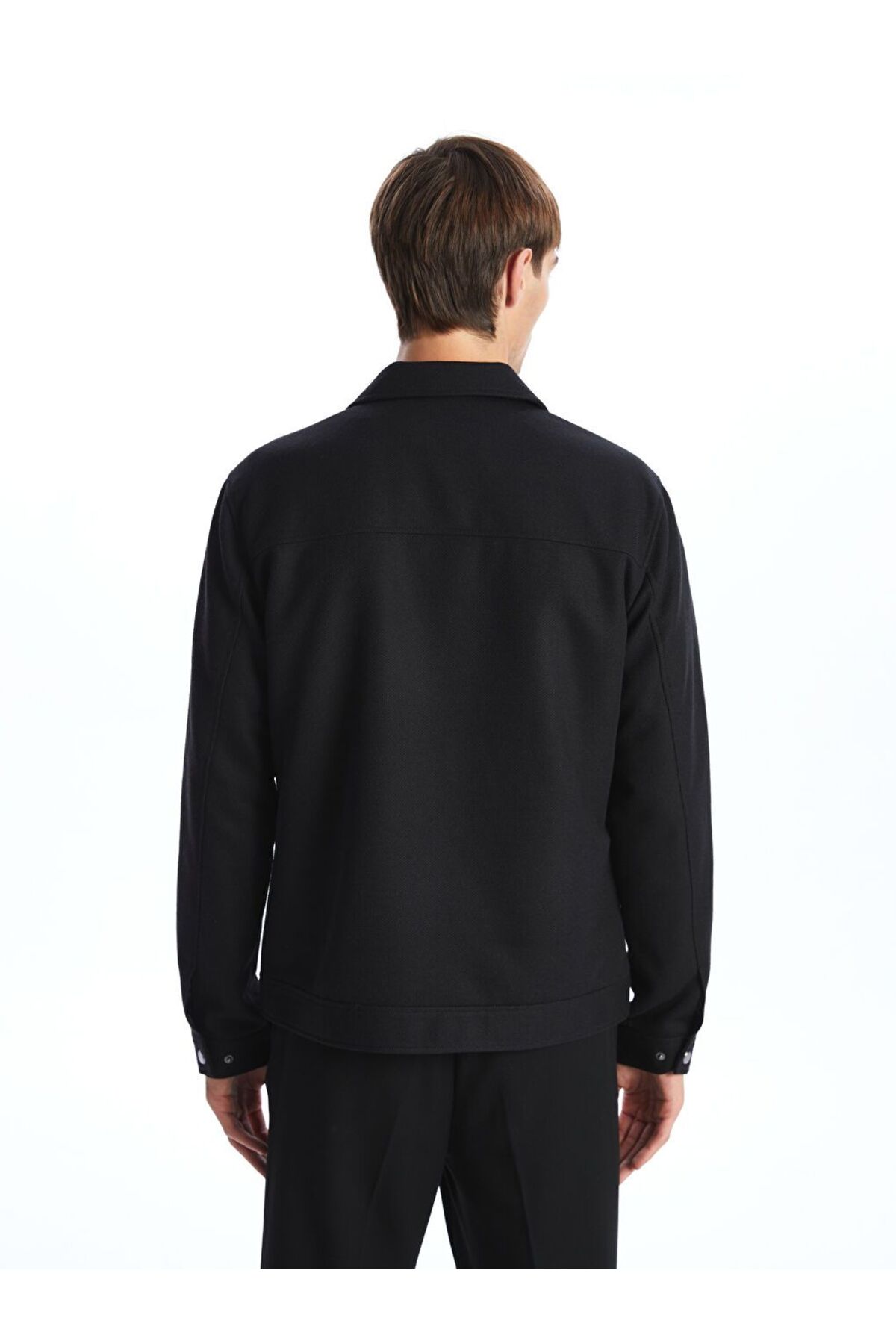 LC Waikiki Slim Fit Gömlek Yaka Erkek Ceket görsel 5