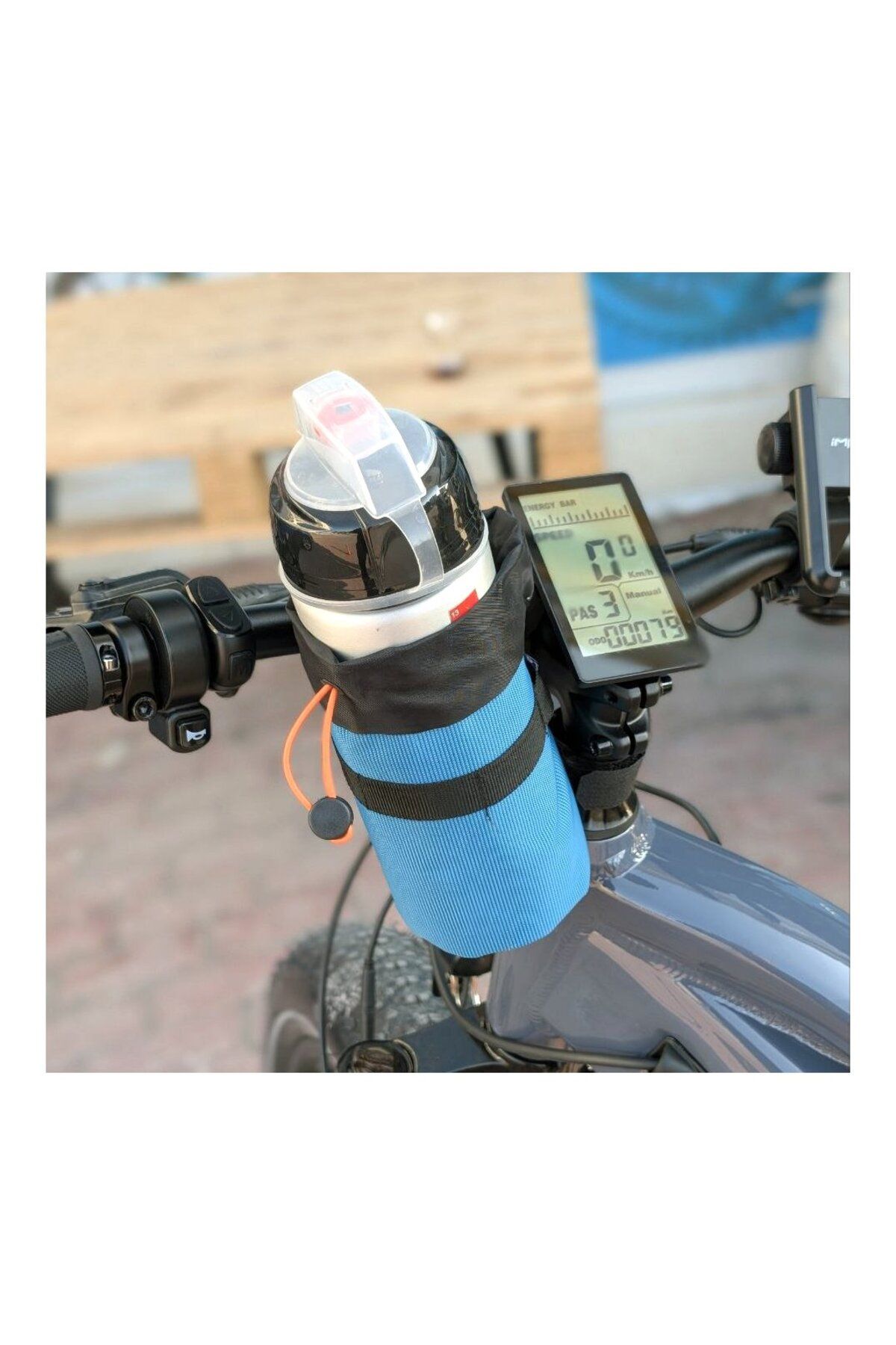 Bike And Art Gidon Suluk Çantası - Kumaş Matara Kafesi - Bisiklet Şişelik (Elektrikli ve Normal Bis