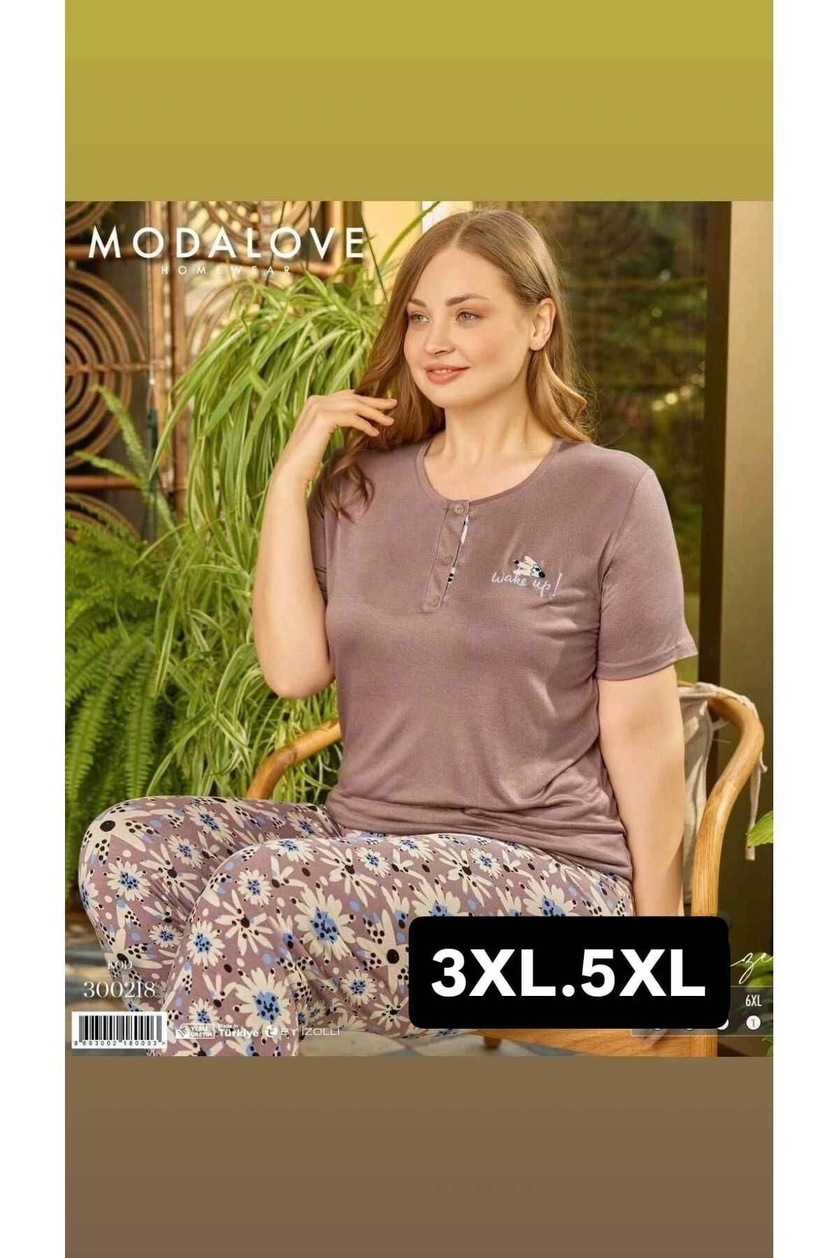 PİJAMOOD BÜYÜK BEDEN PİJAMA EV İÇİ GİYİM