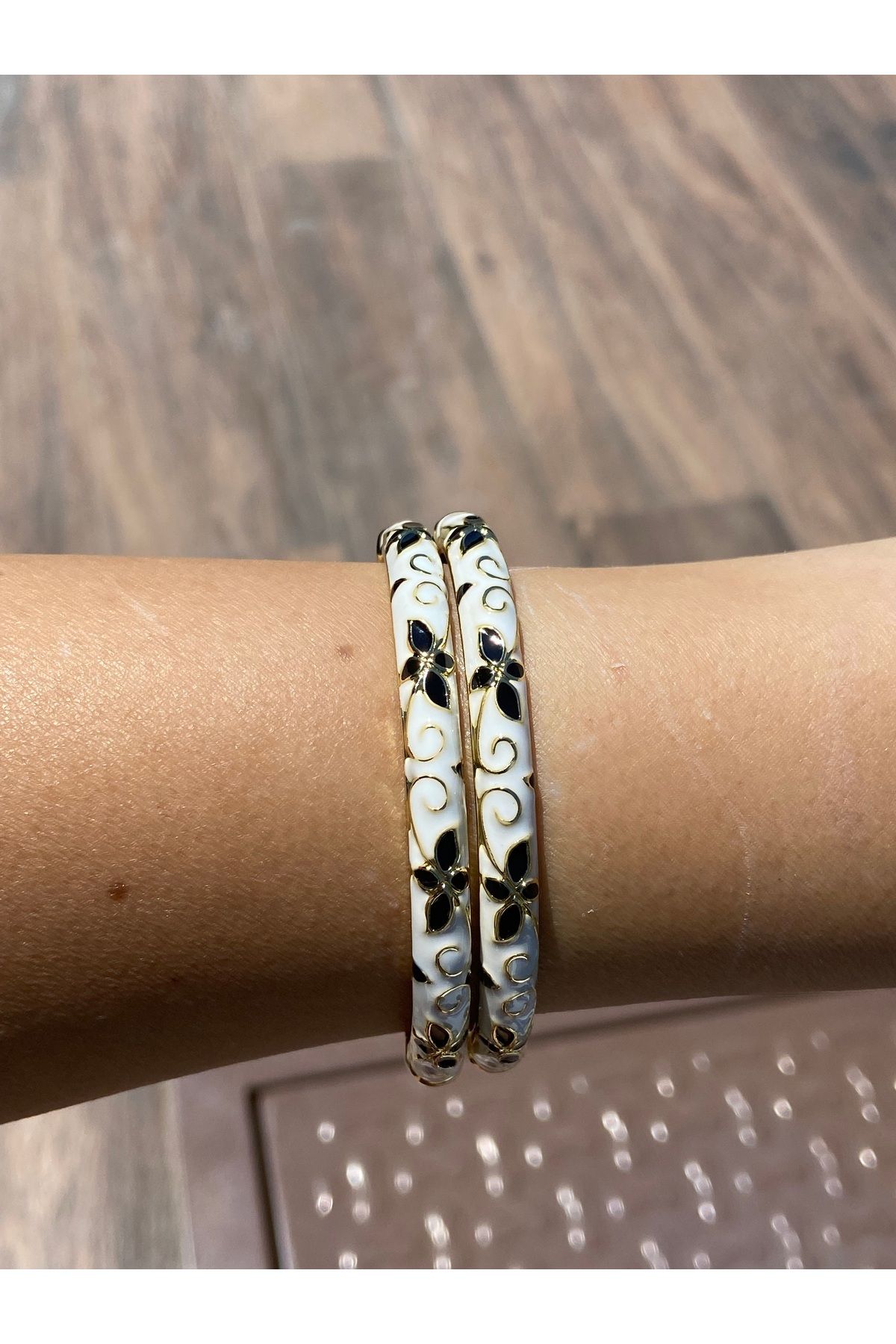LEMARİZ COLLECTİON Beyaz Mineli Bileklik