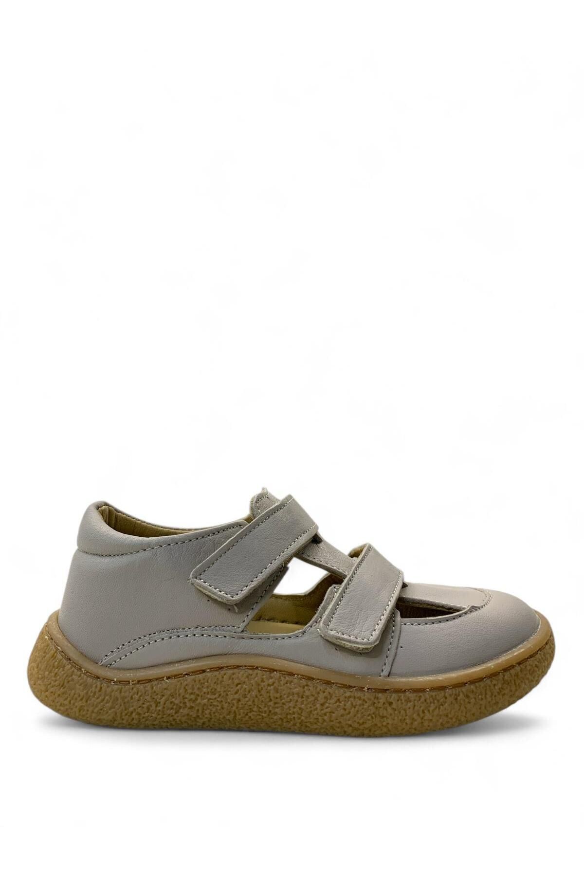 Tuğba Ortopedi 515 Ortopedik % 100 Hakiki Deri Unisex Çocuk Kum Ultra Soft Yazlık Ayakkabı