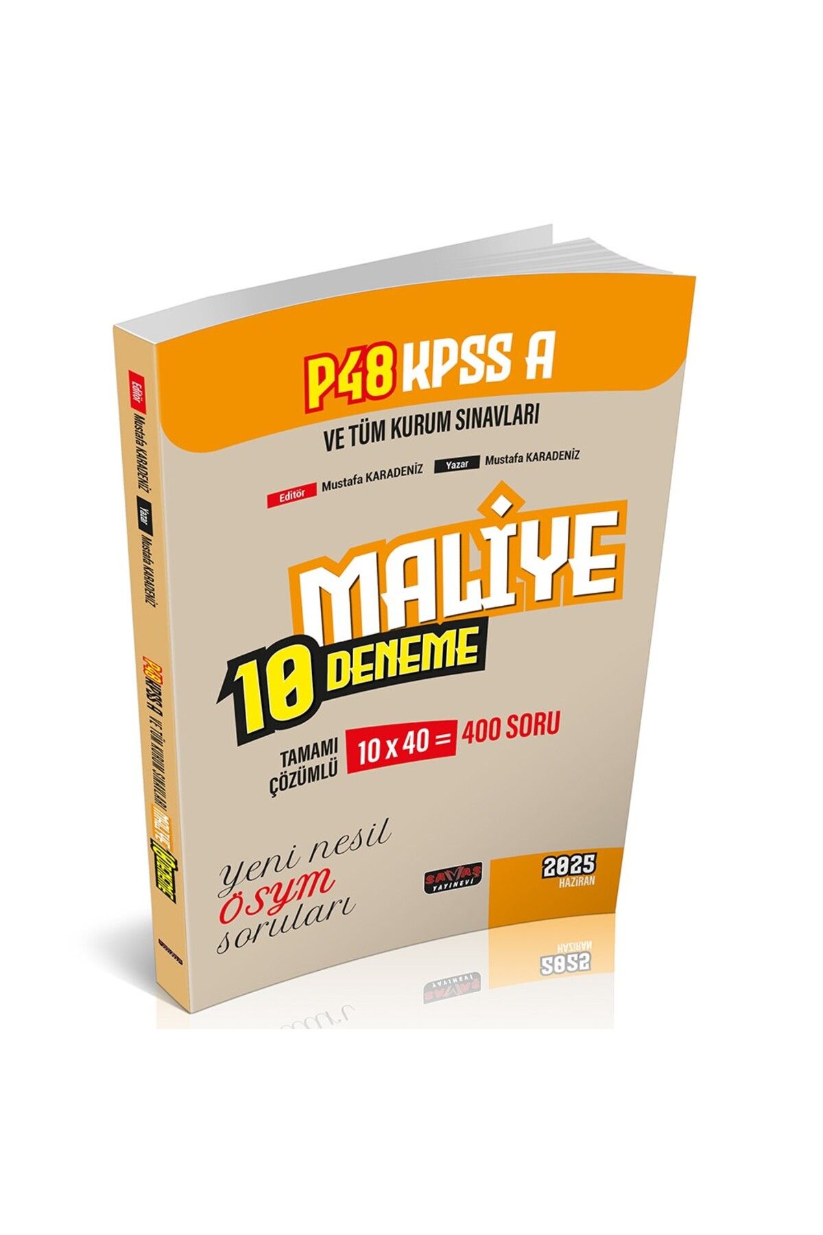 Savaş Yayınevi P48 KPSS A Grubu Maliye 10 Deneme 4. Baskı