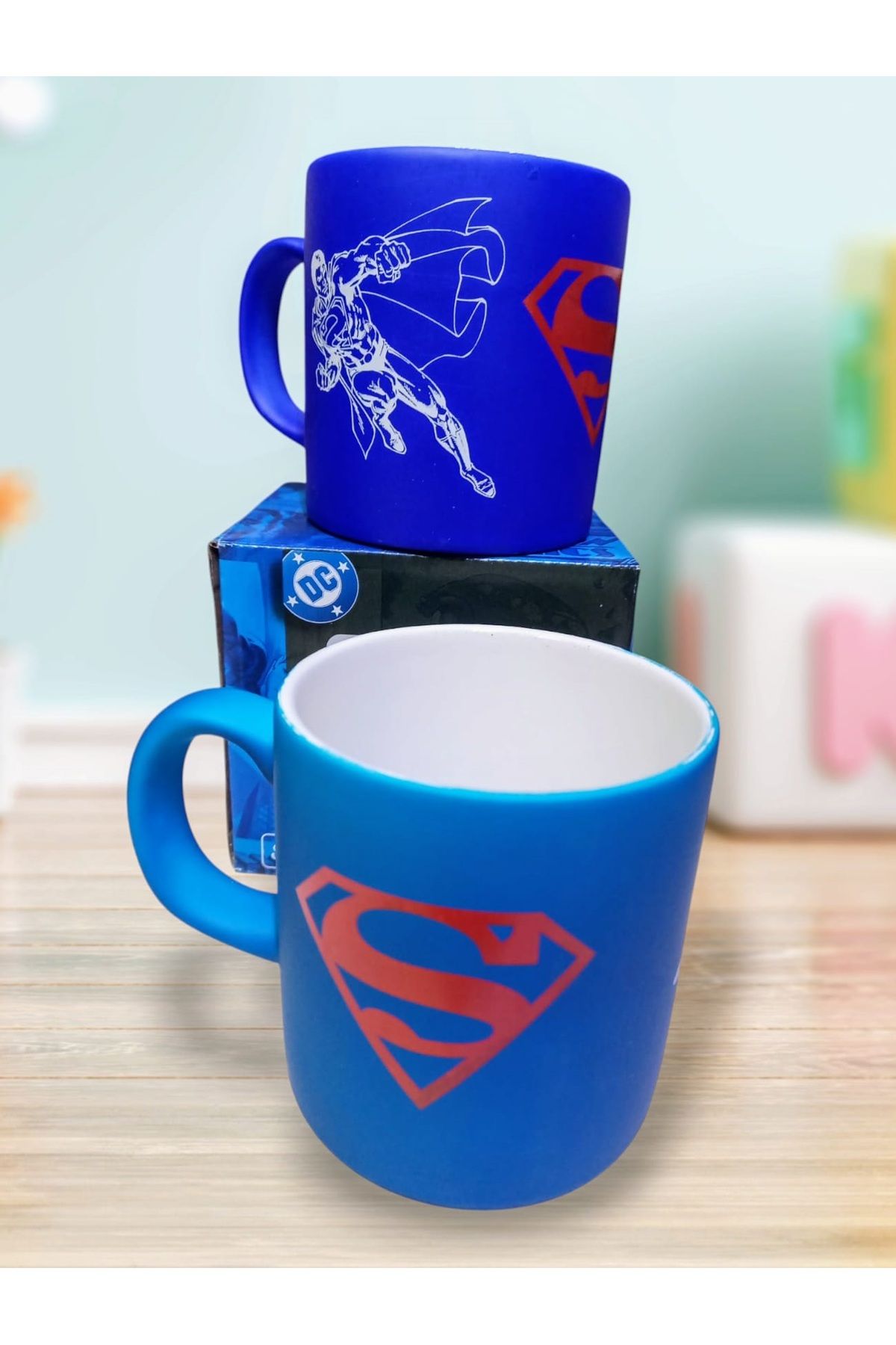izmir yazici servis Lisanslı Süperman 330 Ml Kupa Mug Latte Fincanı 1 Adet Hediyelik