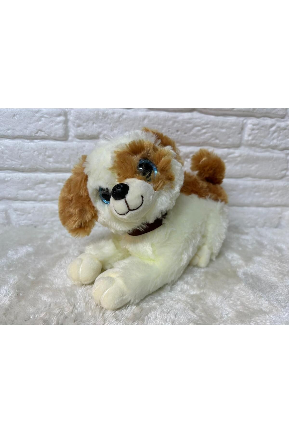 Kızılkaya Oyuncak Peluş Sesli Havlayan Köpek 25 cm -Kızılkaya